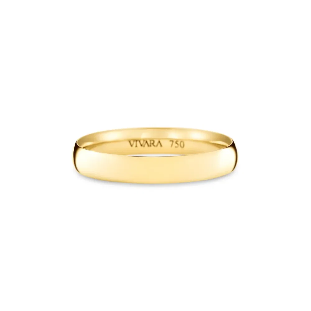 Aliança Emotion em Ouro Amarelo 18k, 3mm — imagem 1