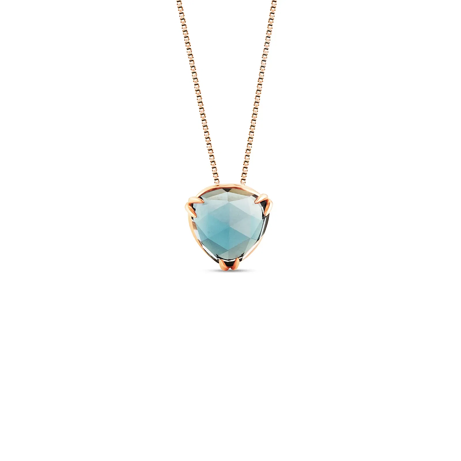 Pingente Bold IV em Ouro Rosé 18k com Topázio London — imagem 1
