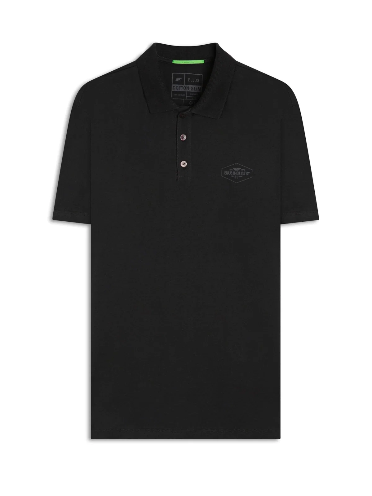 Polo Slim Ellus Industry Classic Preto — imagem 1