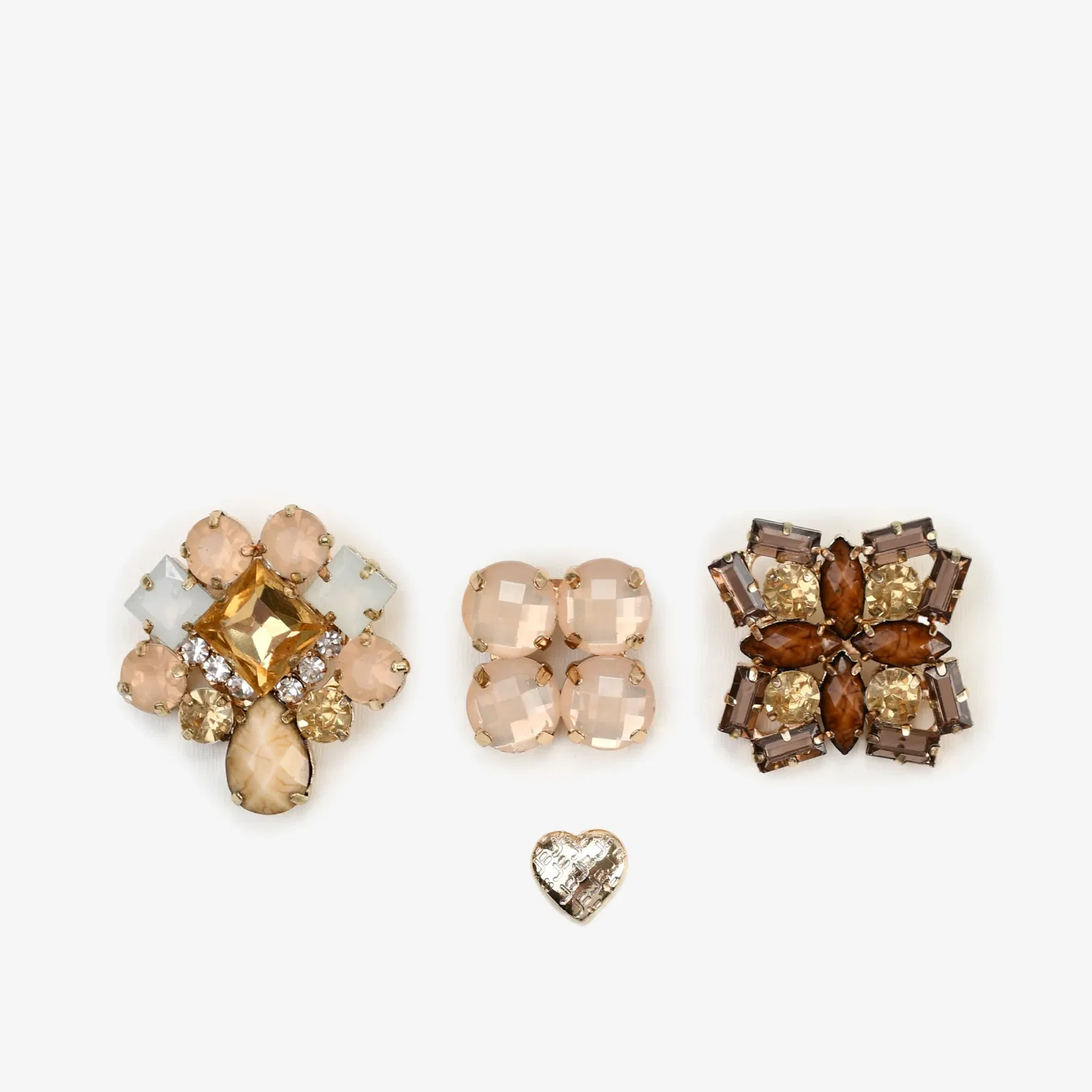 Broche Metal Ouro Claro