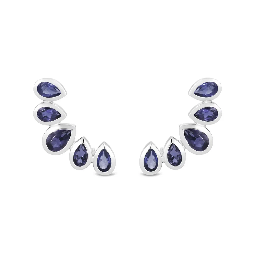 Brinco Ear Cuff Life Skyline Prata Iolita — imagem 1