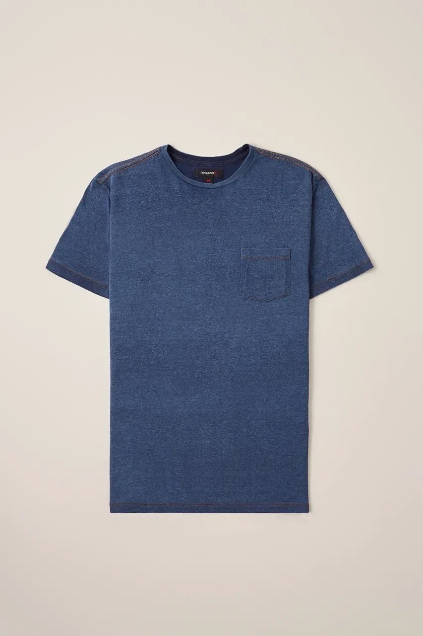 Camiseta Indigo Bolso