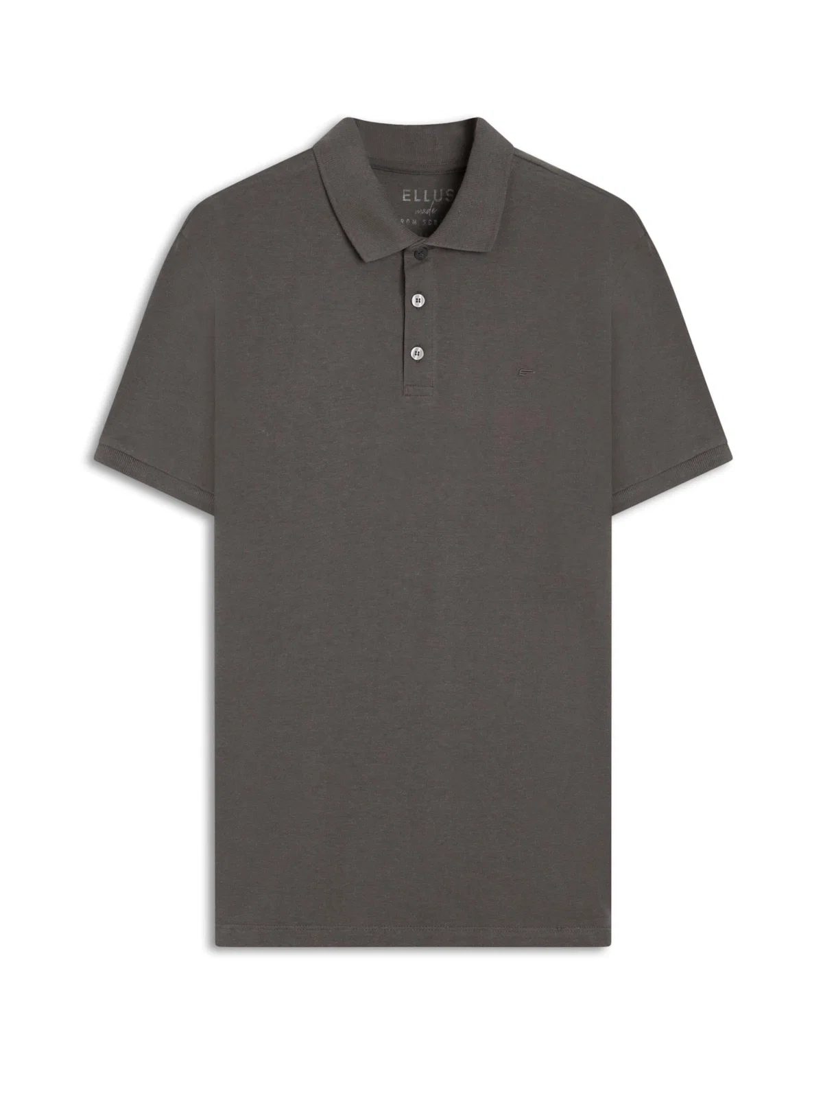Polo Piquet Melange Easa Classic Chumbo Mescla — imagem 1