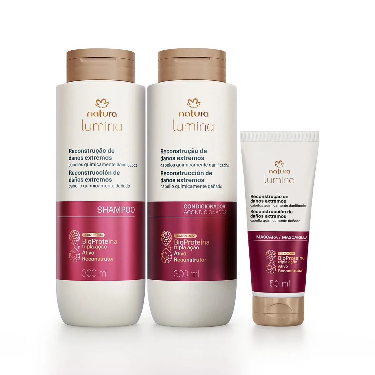 Kit Lumina Reconstrução de Danos Extremos (3 produtos)