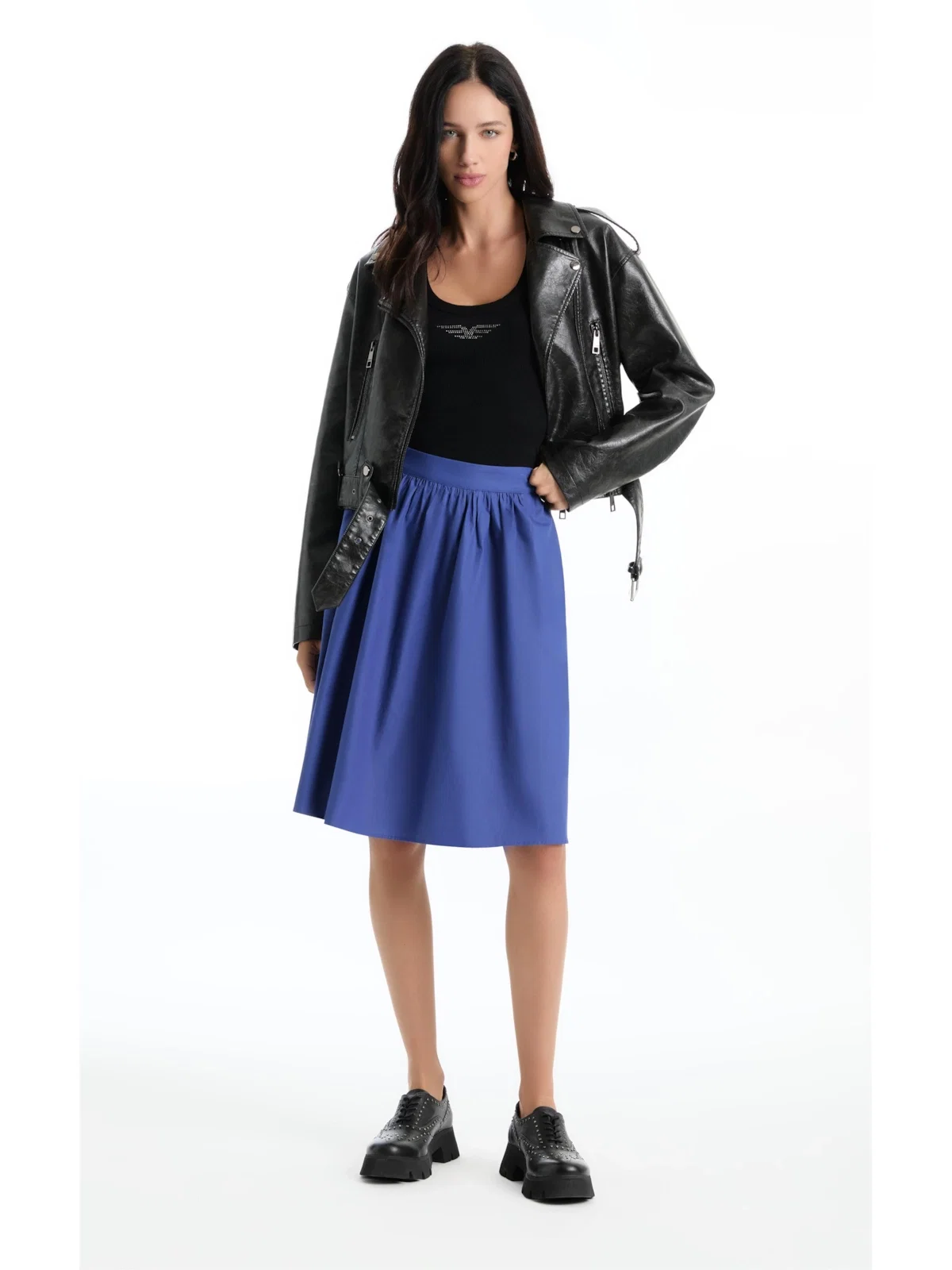 Saia Ellus Knee Royal