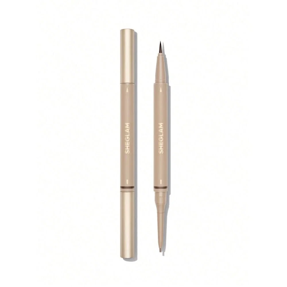 Lápis de Sobrancelhas Sheglam Brows On Demand 2 in 1 Taupe