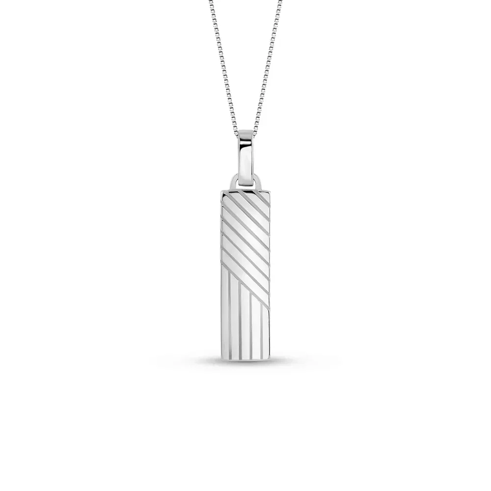 Pingente Line em Prata 925, 29mm