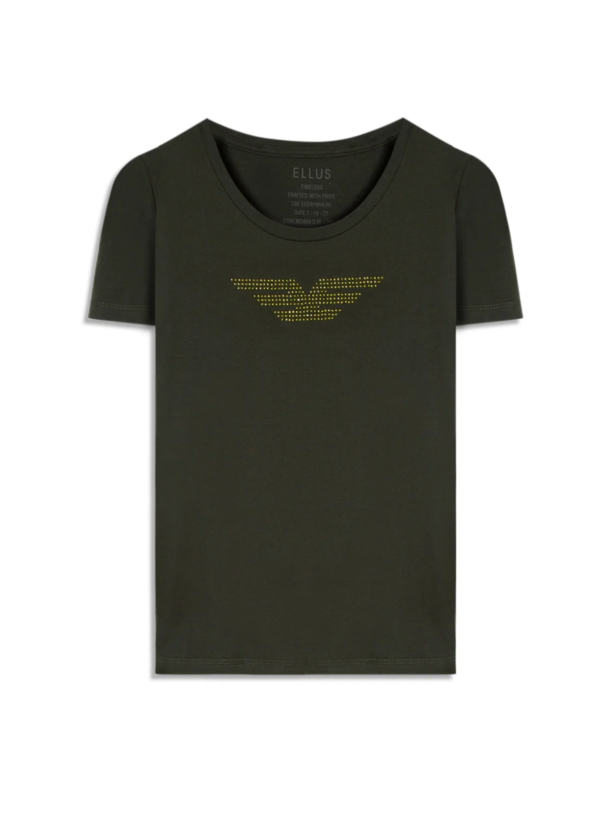 Blusa Barcelona Easa Hotfix Verde Militar