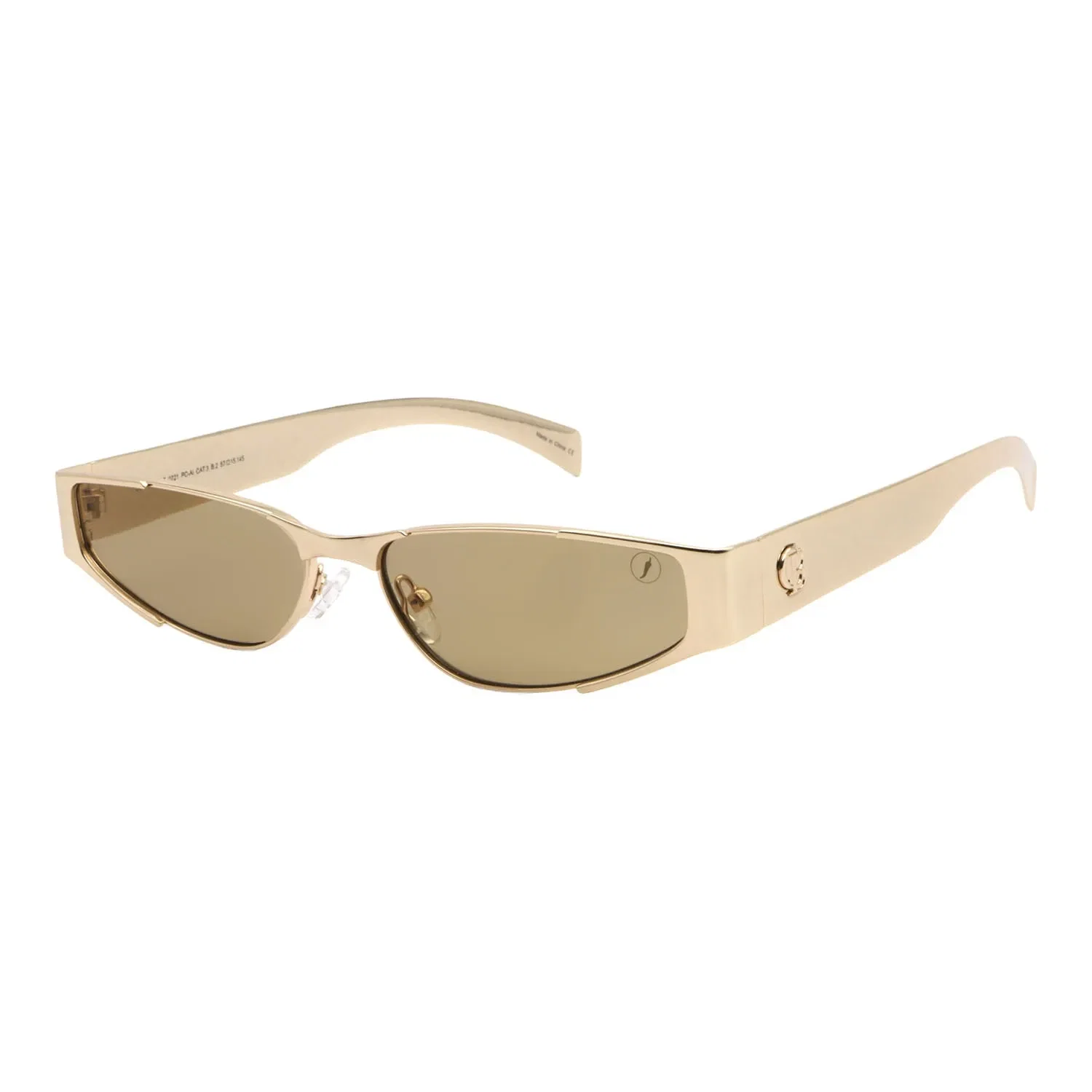 Óculos de Sol Feminino Chilli Beans Trend Quadrado Fashion Dourado — imagem 1