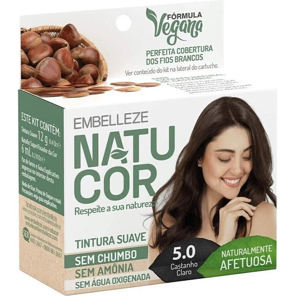 Tintura Natucor 5.0 Castanho Claro