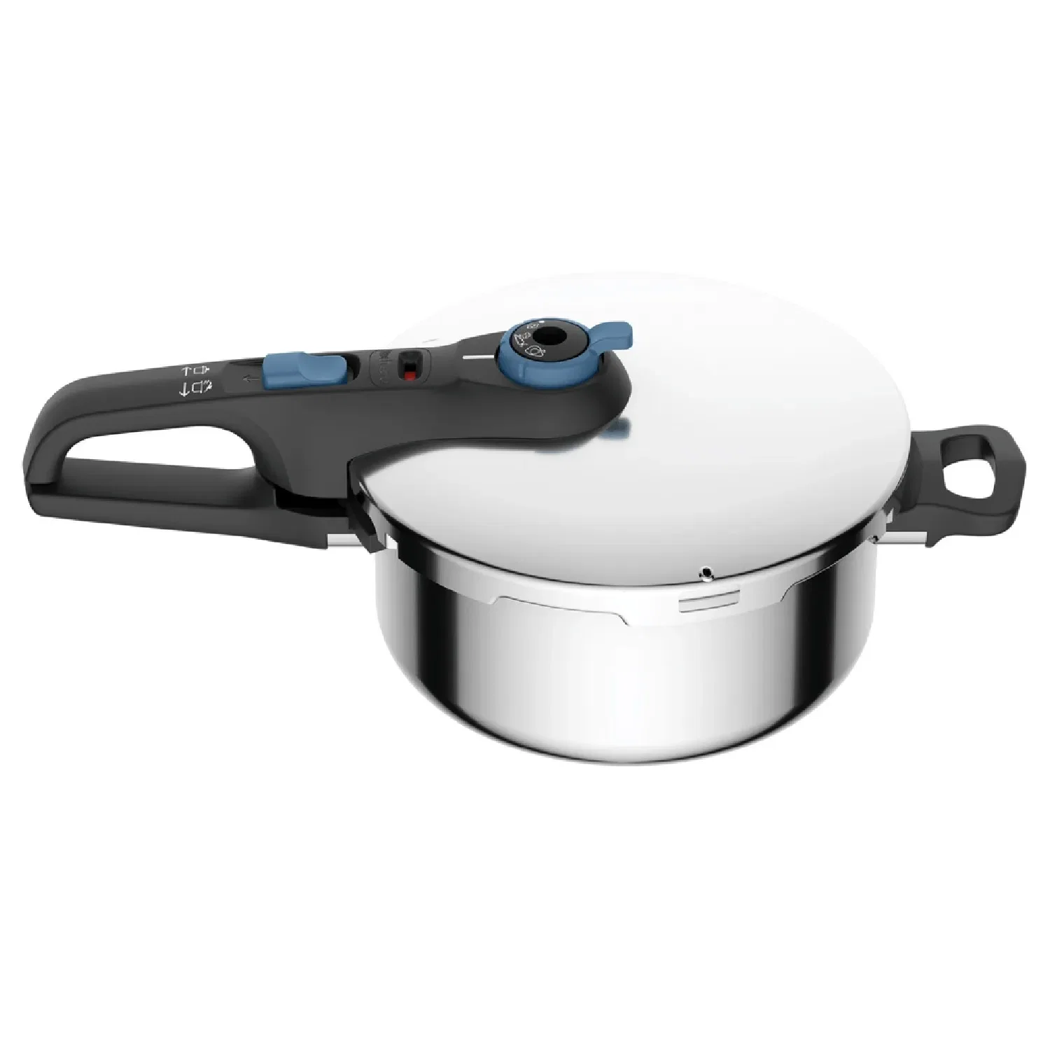 Panela de Pressão Inox Trendy 4L com Indução Rochedo — imagem 1