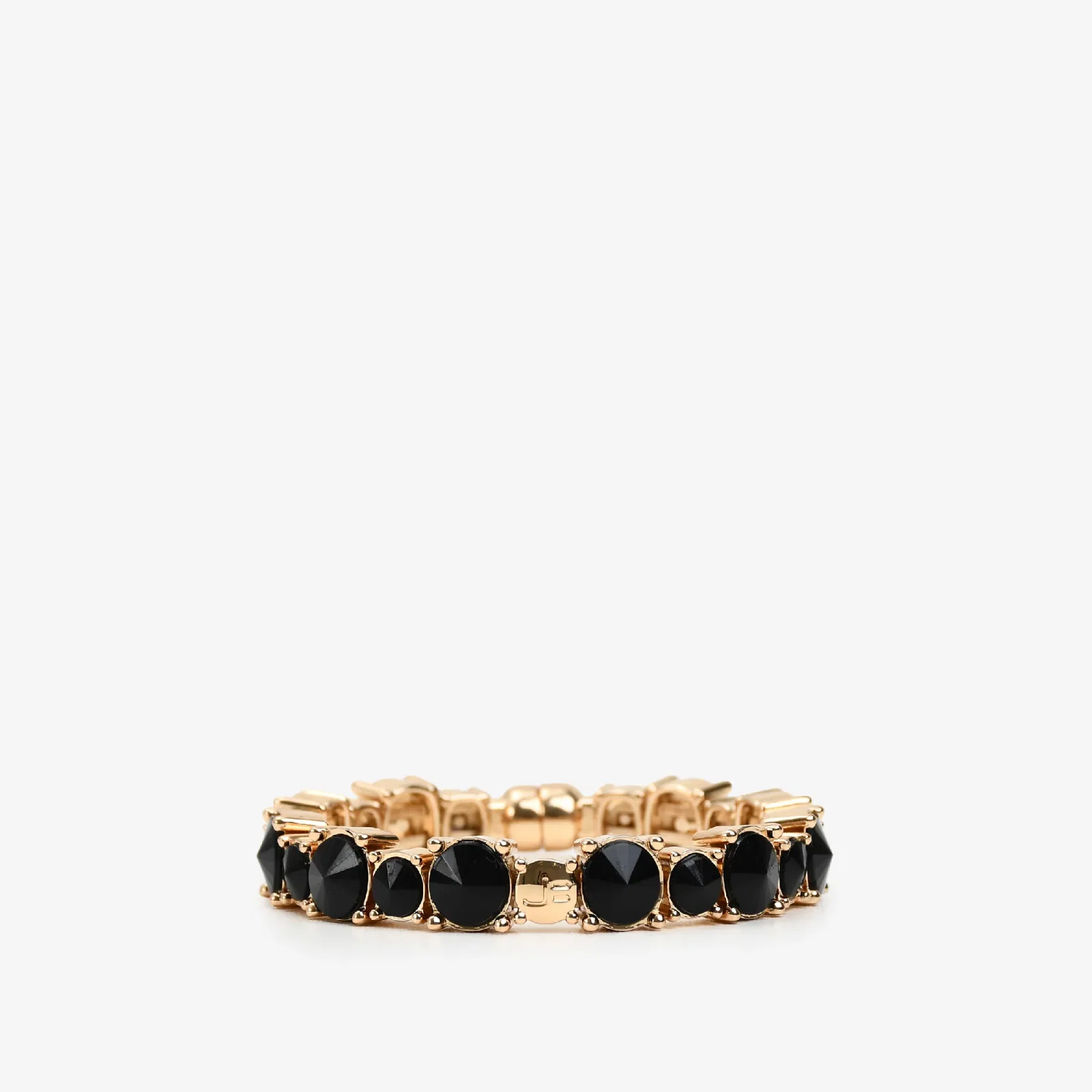Pulseira Pedraria Ouro Jet