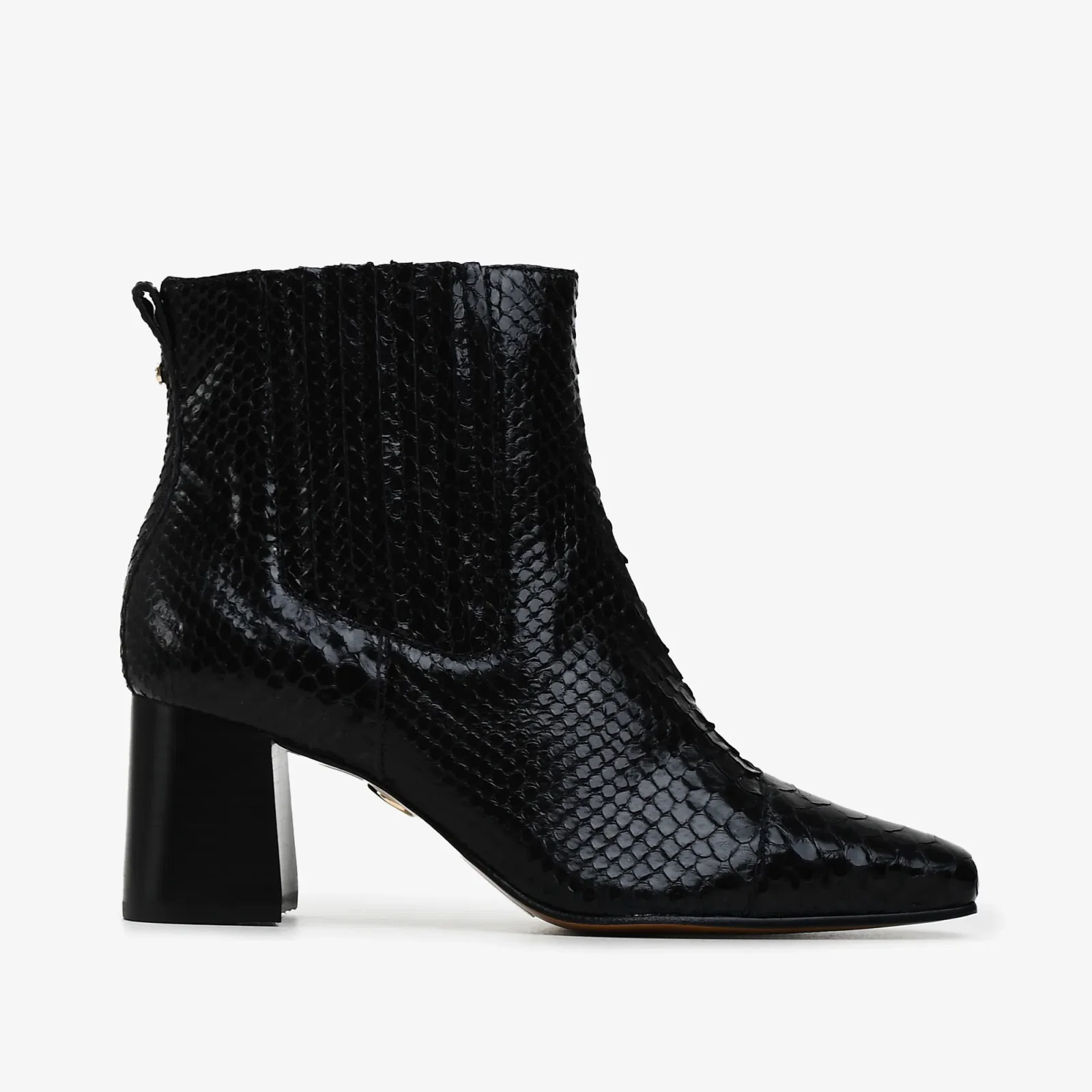 Bota Cano Médio Preto Cobra Python