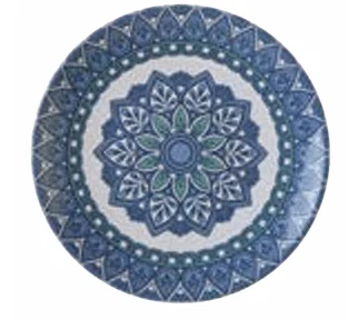 Prato de Sobremesa Mer Motivée Stoneware Kenya Azul 20cm