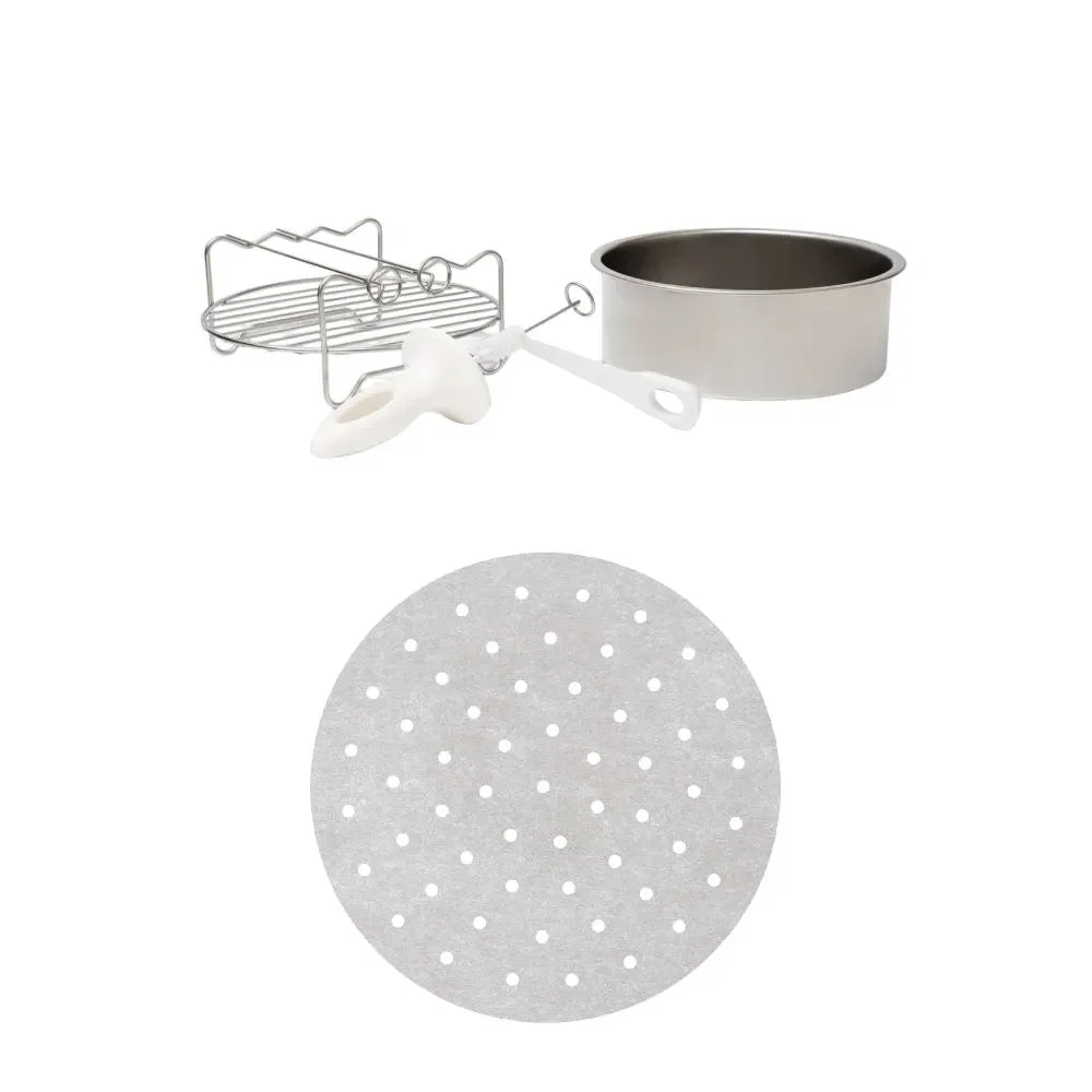 Kit de Acessórios para Air Fryer Electrolux + Protetor Descartável Antiaderente para Air Fryer - 50 unidades (PAELA01) — imagem 1