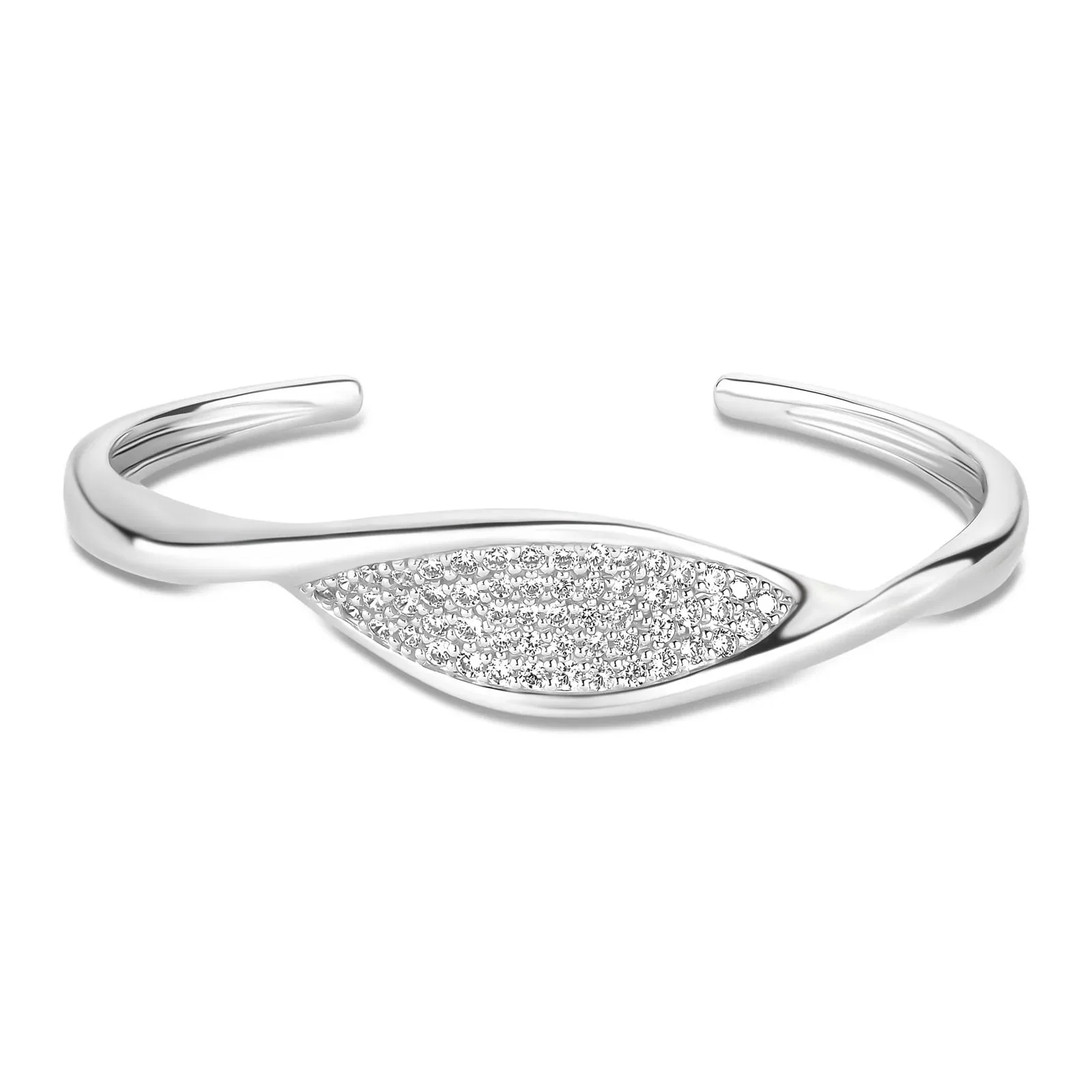 Bracelete Life III em Prata 925 com Pedras Incolores — imagem 1