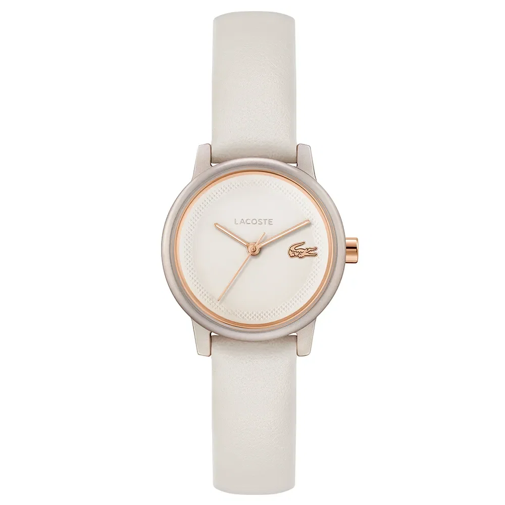 Relógio Lacoste Feminino Couro Off White 2001437