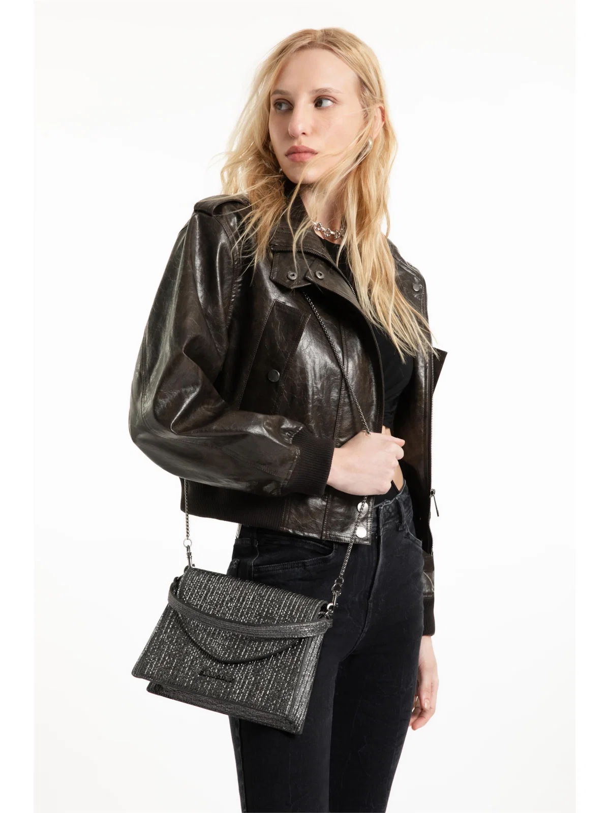 Bolsa Handbag Sophia Ellus Grafite — imagem 1