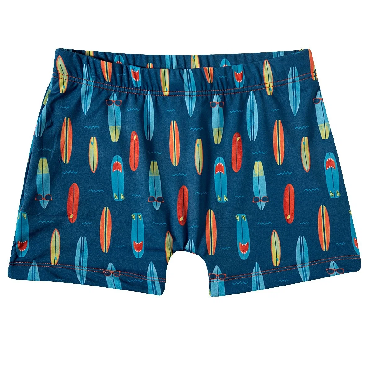 Shorts Praia Juvenil Prancha Surf Lycra Proteção Uv 50+ Tip Top