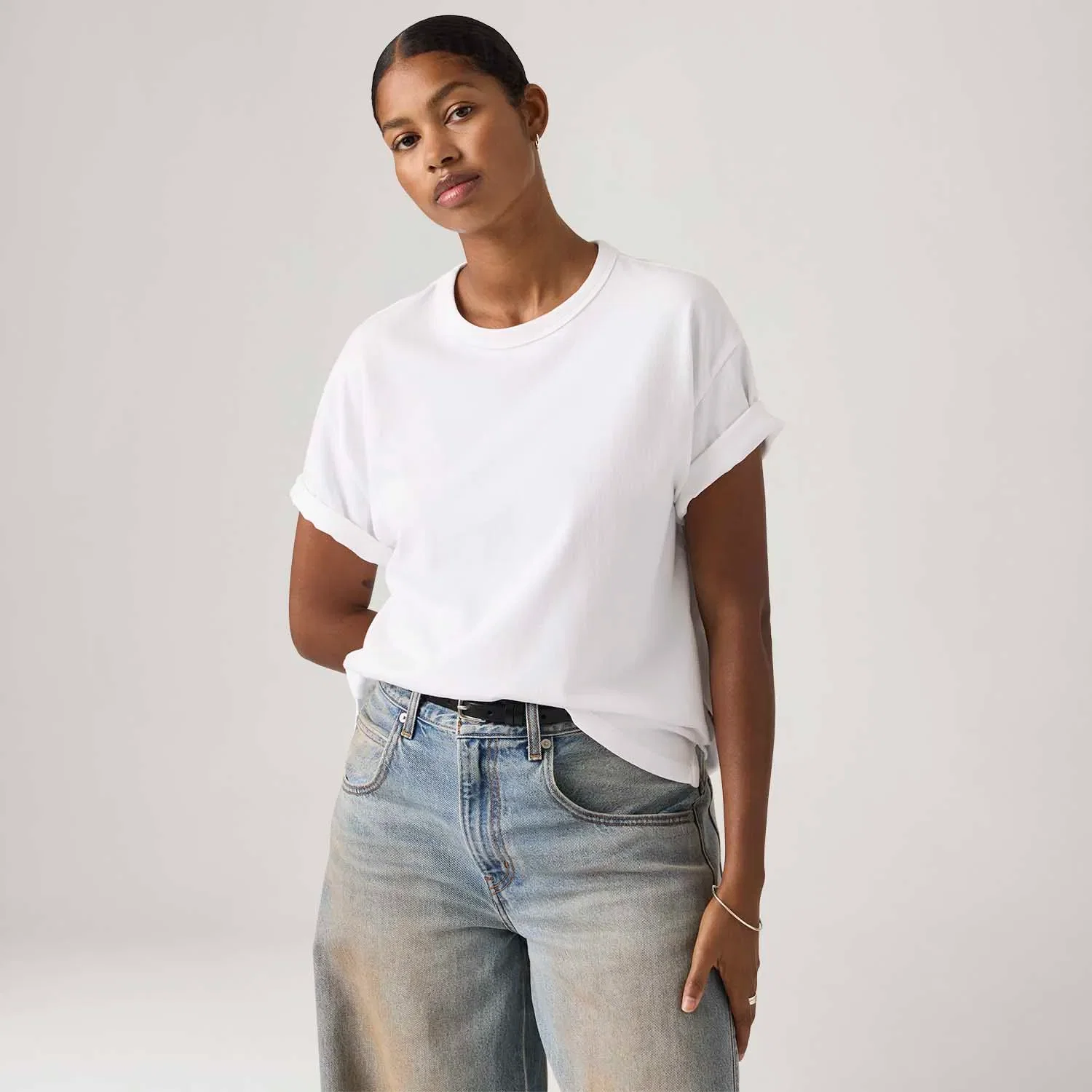 Camiseta Levi's® Vintage Branca Manga Curta — imagem 1