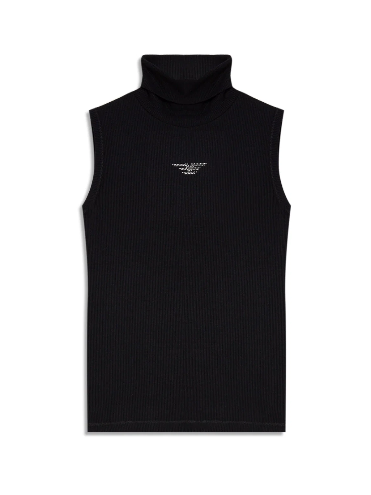 Blusa Rib Easa Turtleneck Preto
