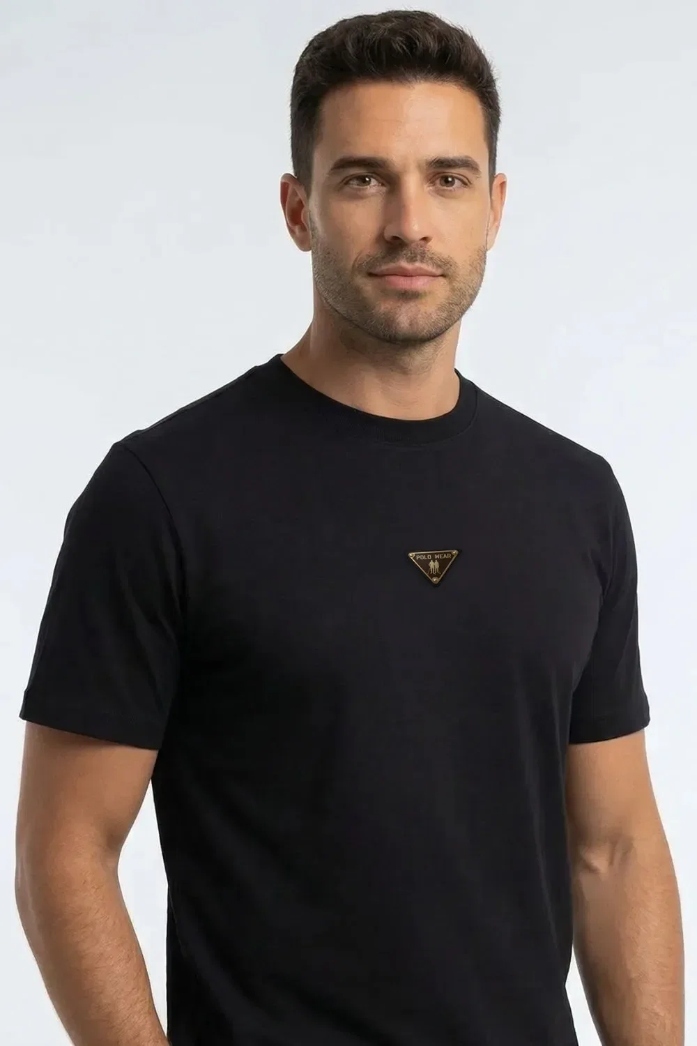 Camiseta Masculina Olímpica Polo Wear Preto