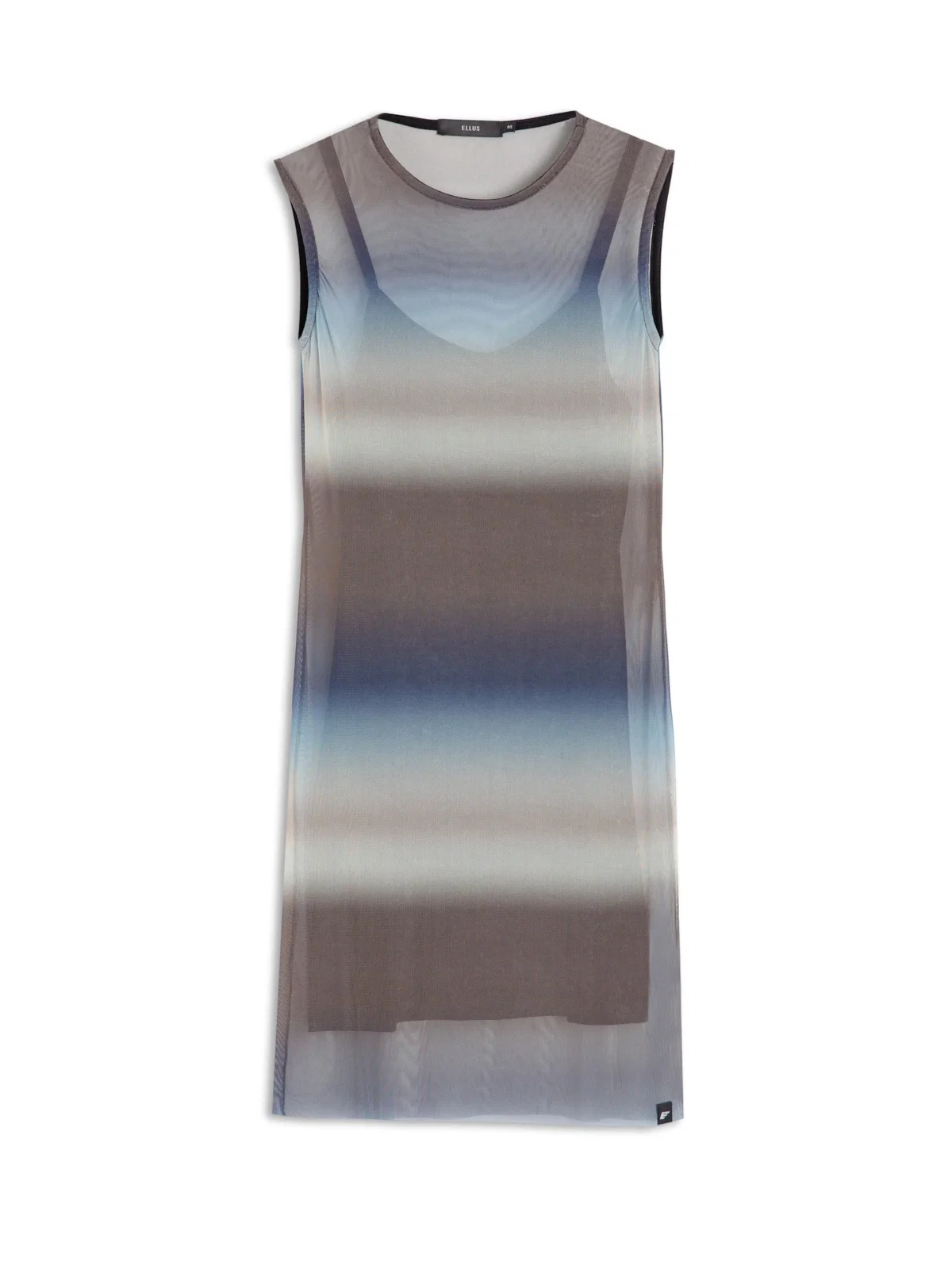Vestido Ellus Dress Tie Dye Degrade Tie Dye Degrade Azul