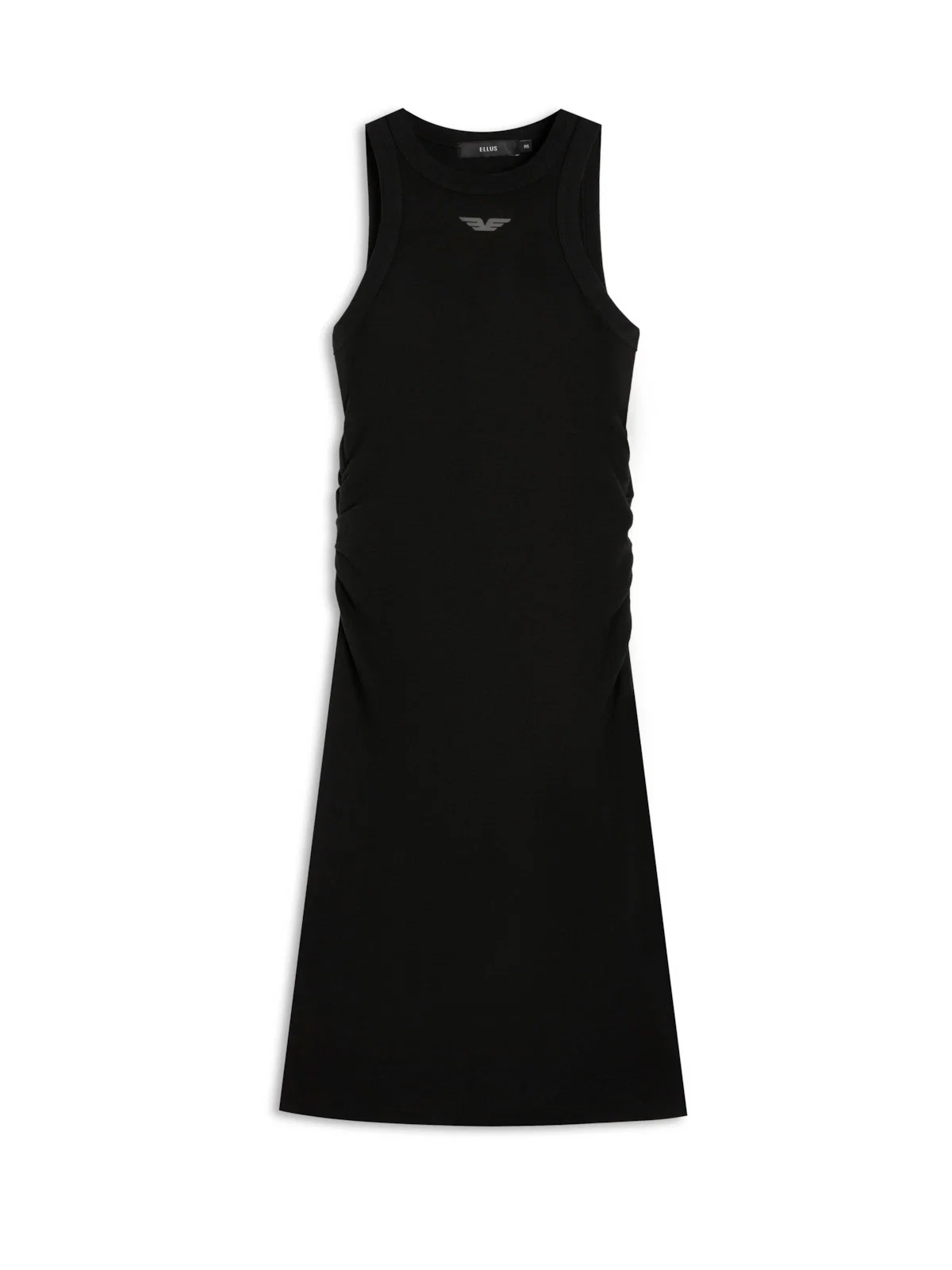 Ellus Dress Ribana Franzida Preto — imagem 1