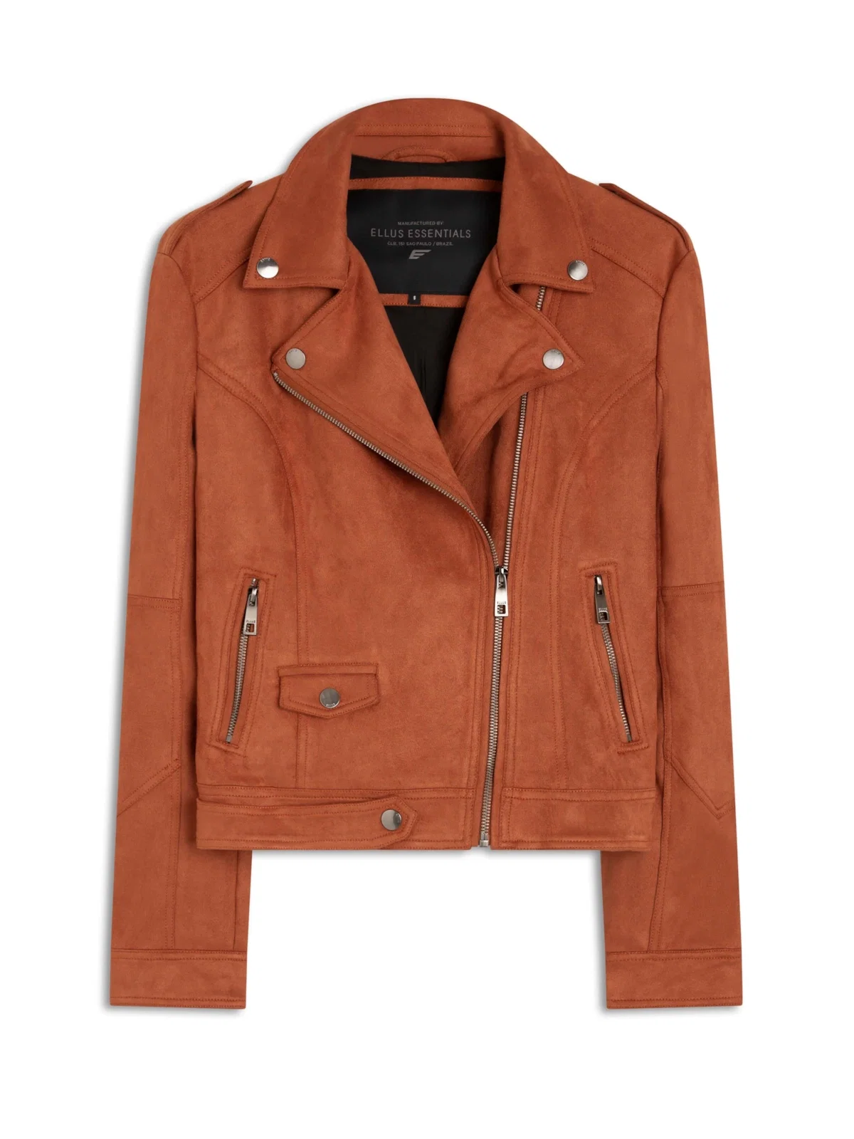 Jaqueta Suede Perfect Ellus Caramelo — imagem 1