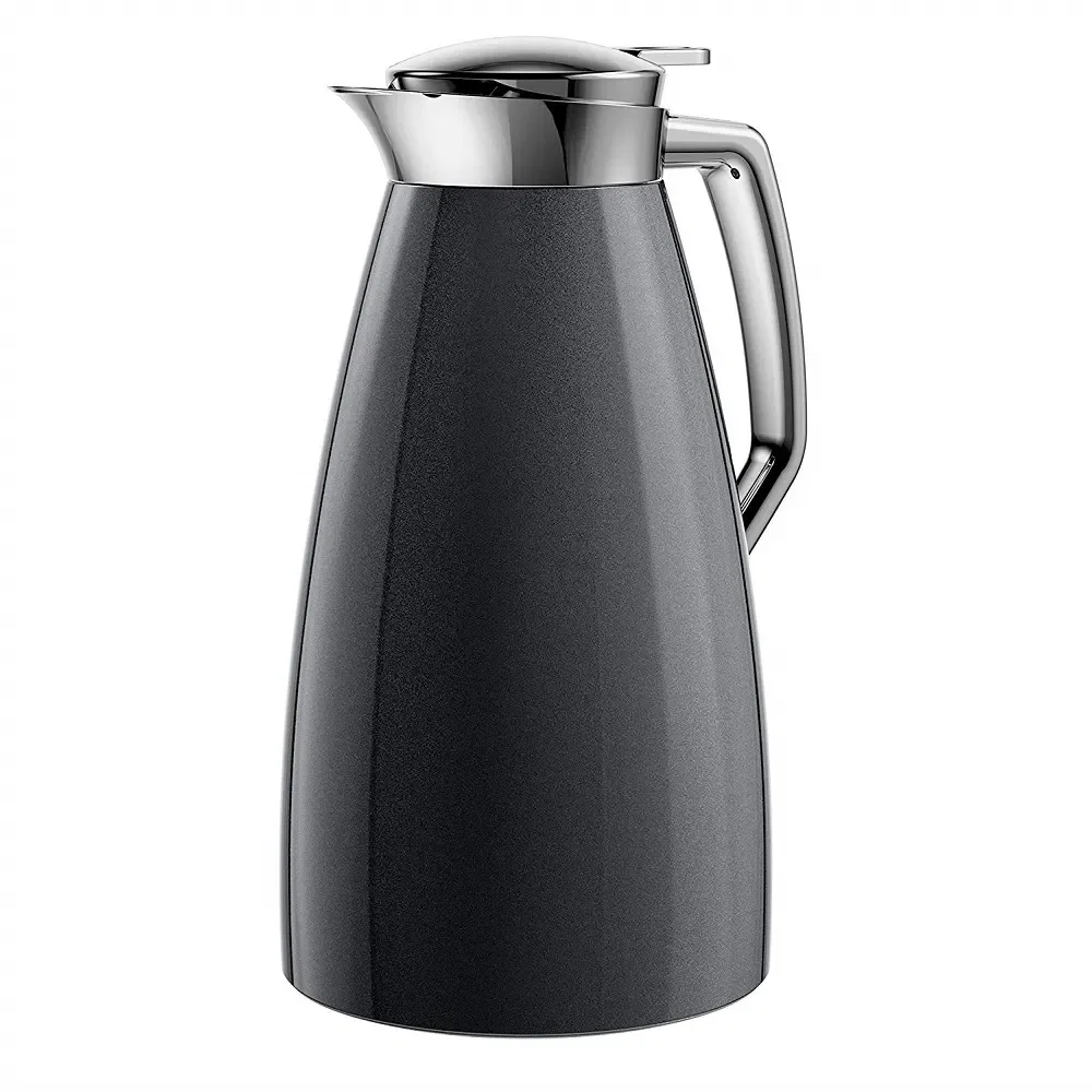Garrafa Térmica Plaza Quick Press 1 Litro Emsa Carbono — imagem 1
