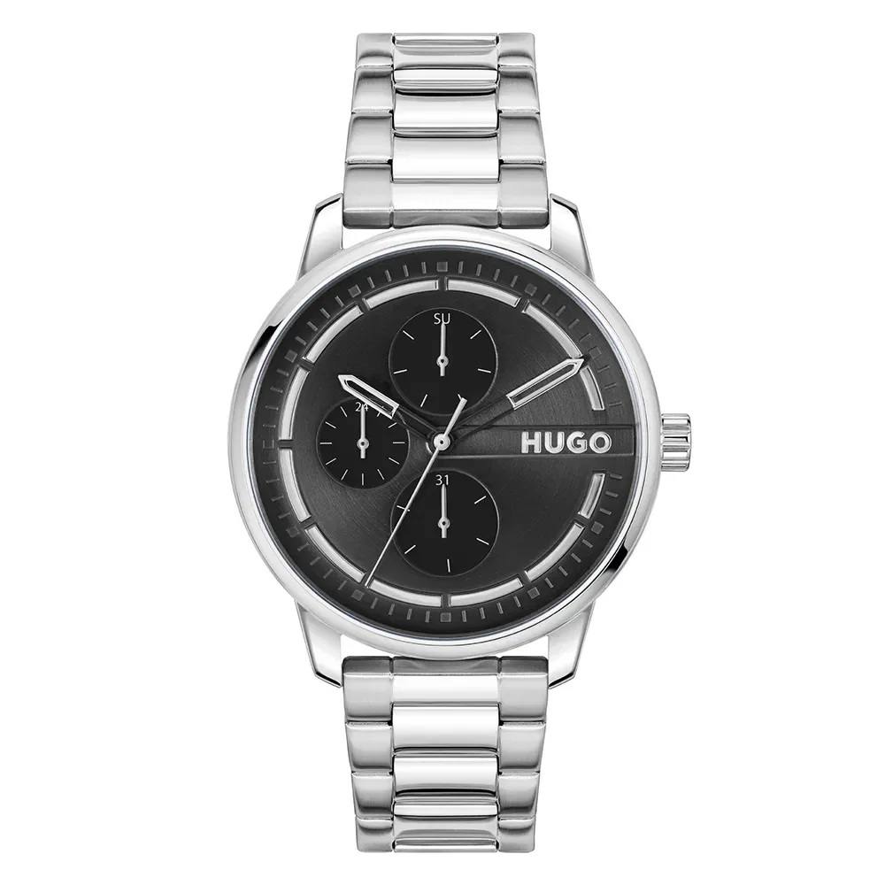 Relógio Hugo Stamp Masculino Preto - 1530368