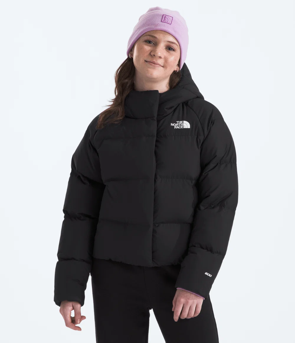 Jaqueta Infantil Girls North Down Hooded Tnf Black