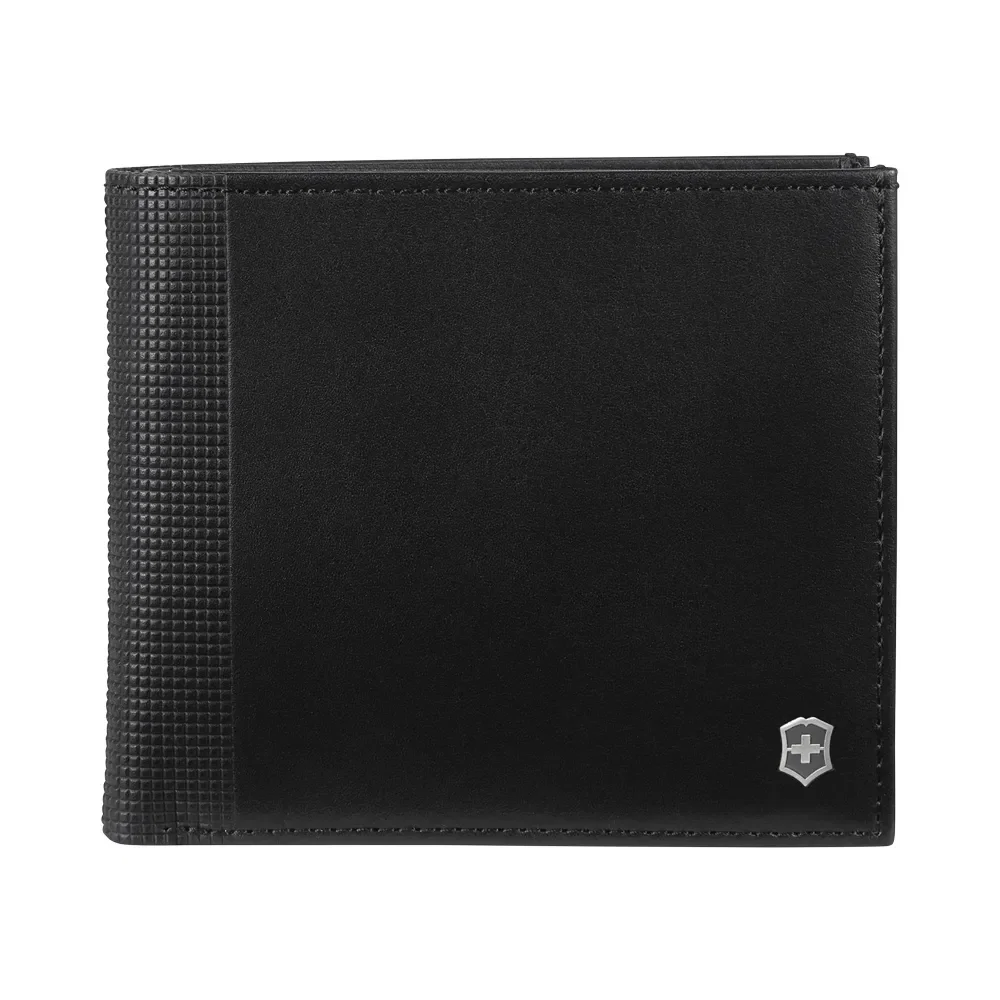 Carteira Altius Alox Deluxe Bi-Fold Victorinox Couro Preta
