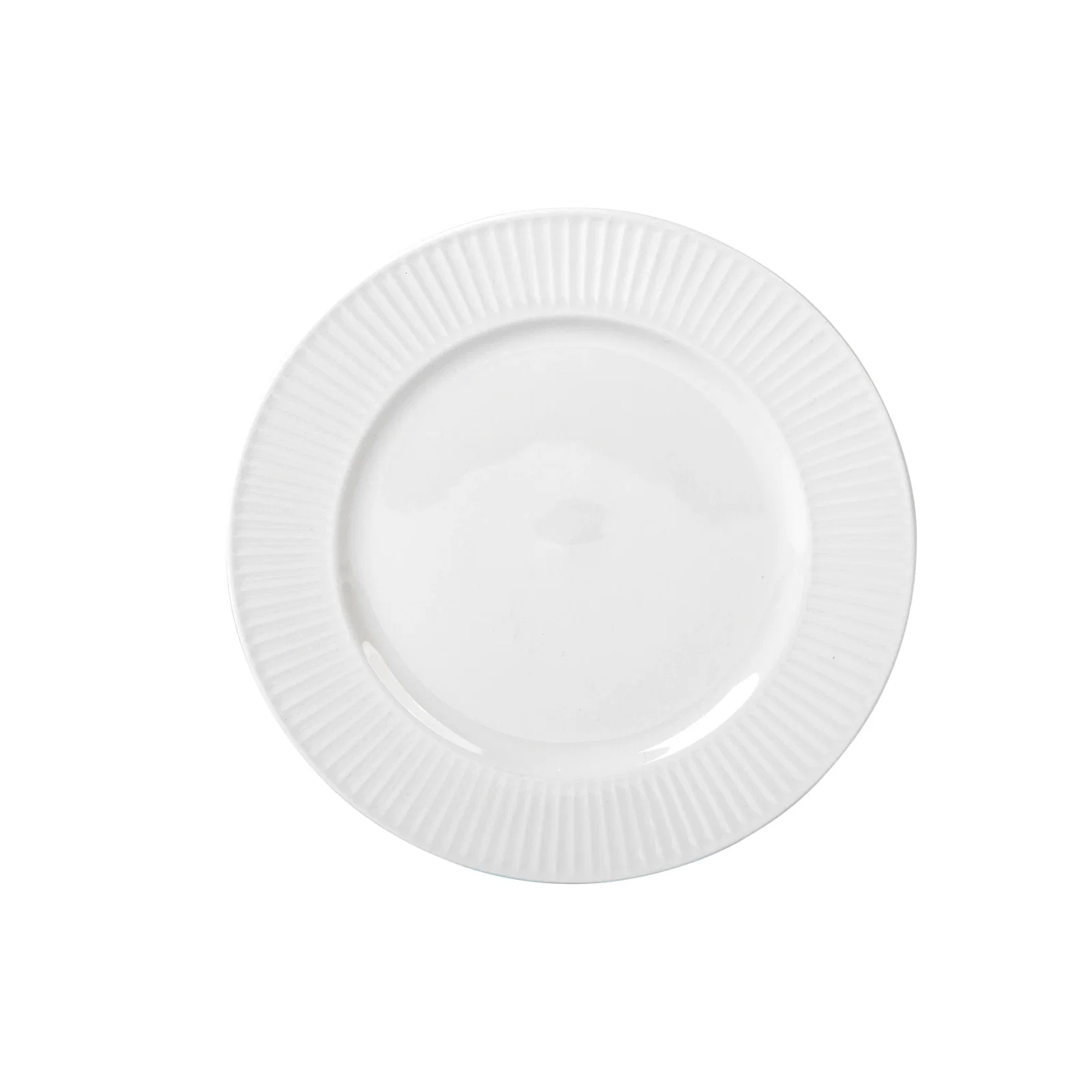 Prato de Sobremesa Porcelana New Bone Lavish Branca 20cm