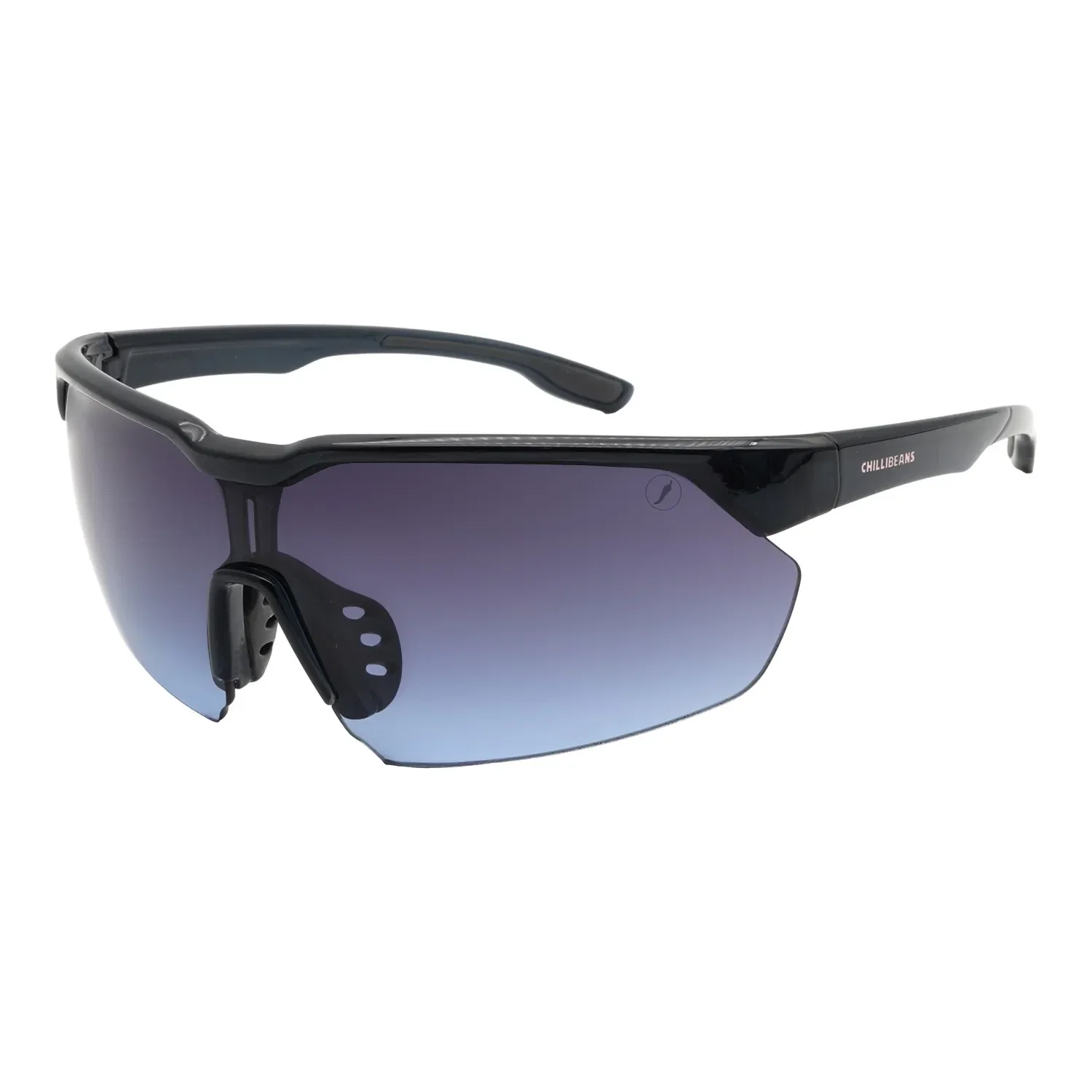 Óculos de Sol Masculino Chilli Beans Flutuante Degradê Azul — imagem 1