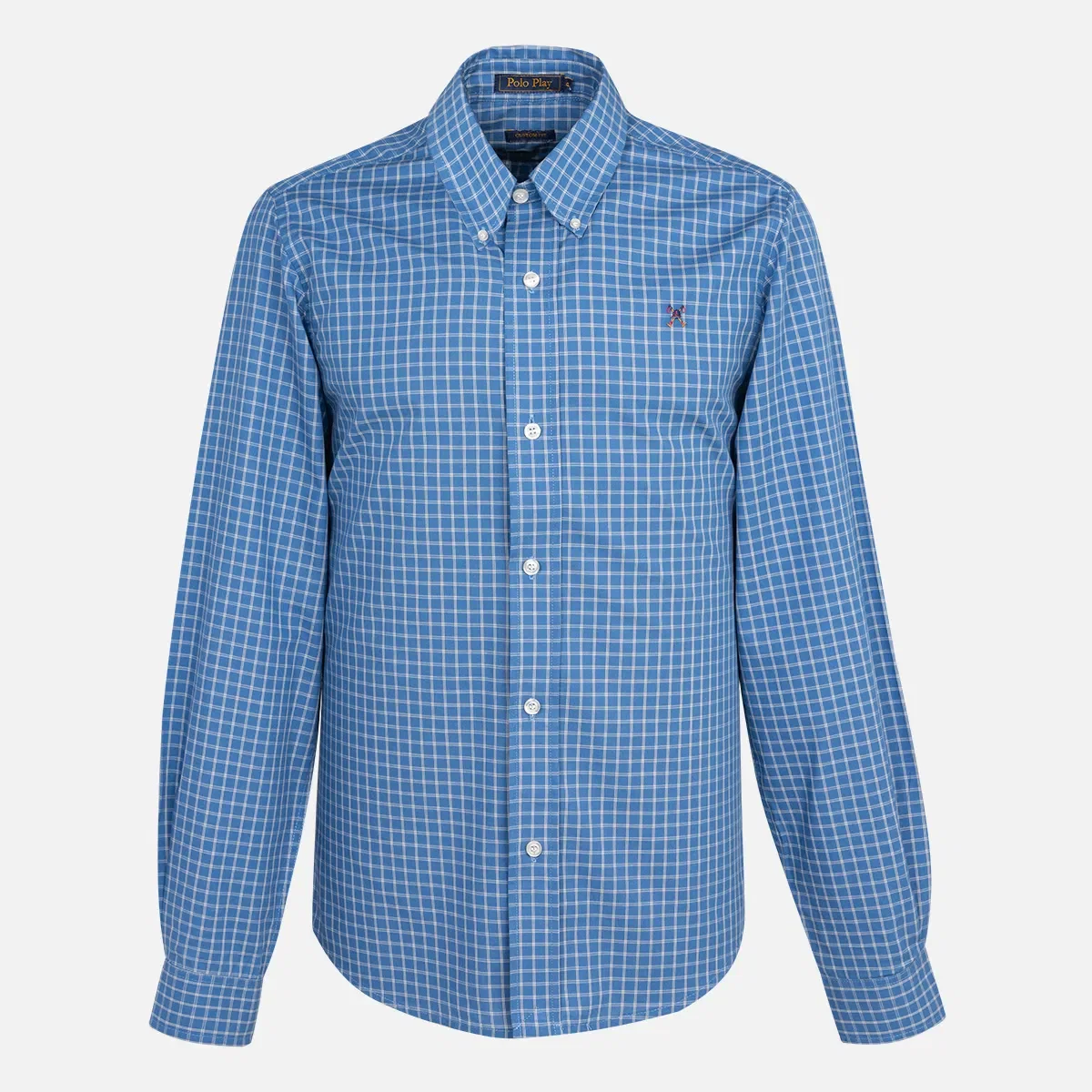 Camisa Custom Xadrez Manga Longa