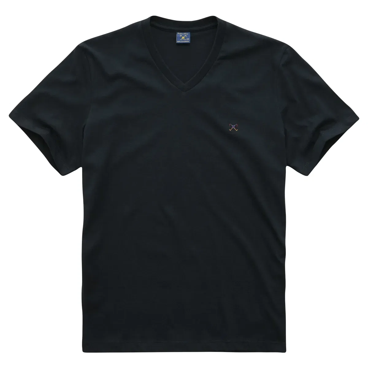 Camiseta Decote V Manga Curta Taquinho