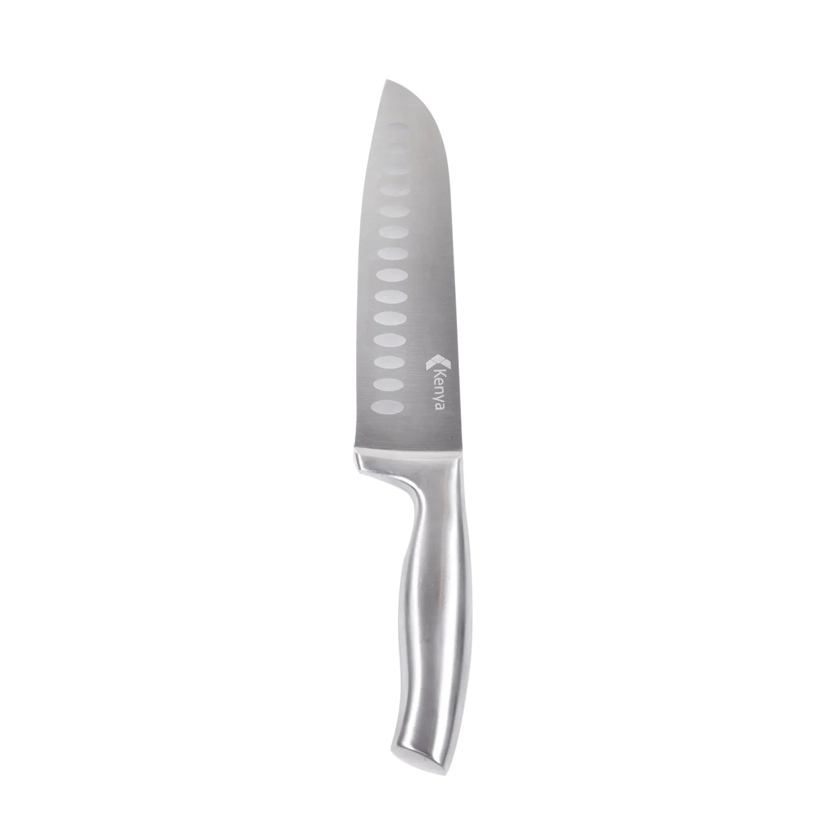 Faca Santoku Aço Inox 24cm Kenya Prata