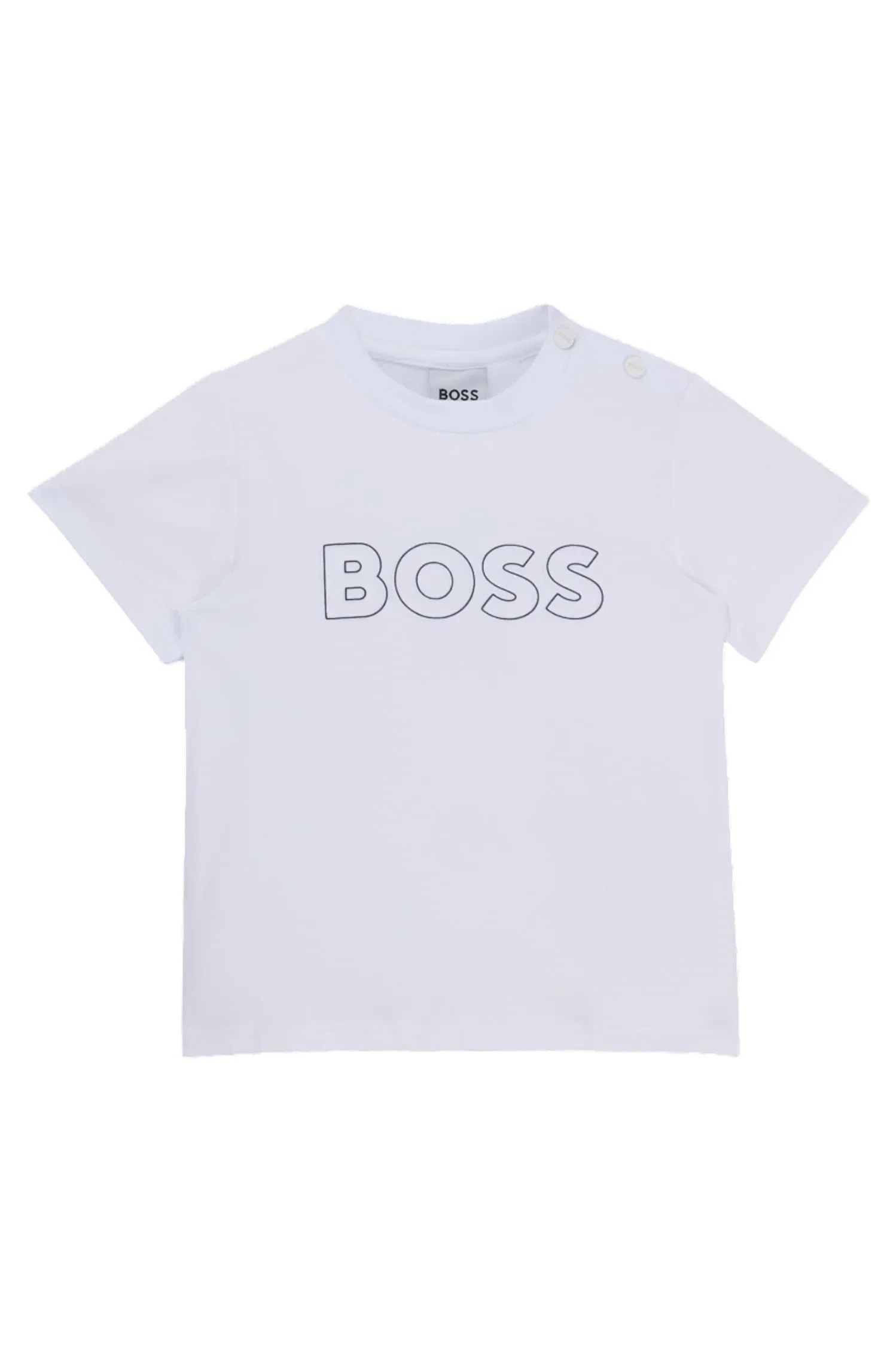 Camiseta Infantil De Algodão Com Estampa De Logo