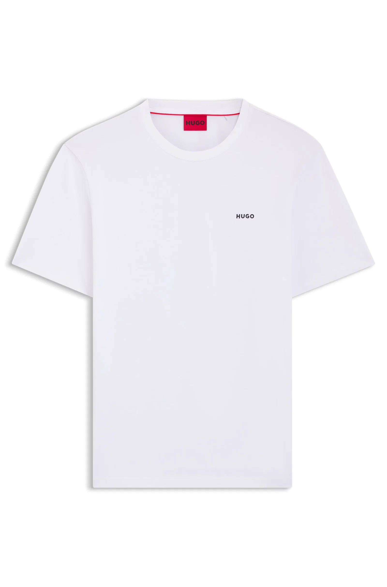 Camiseta De Jersey De Algodão Com Logo