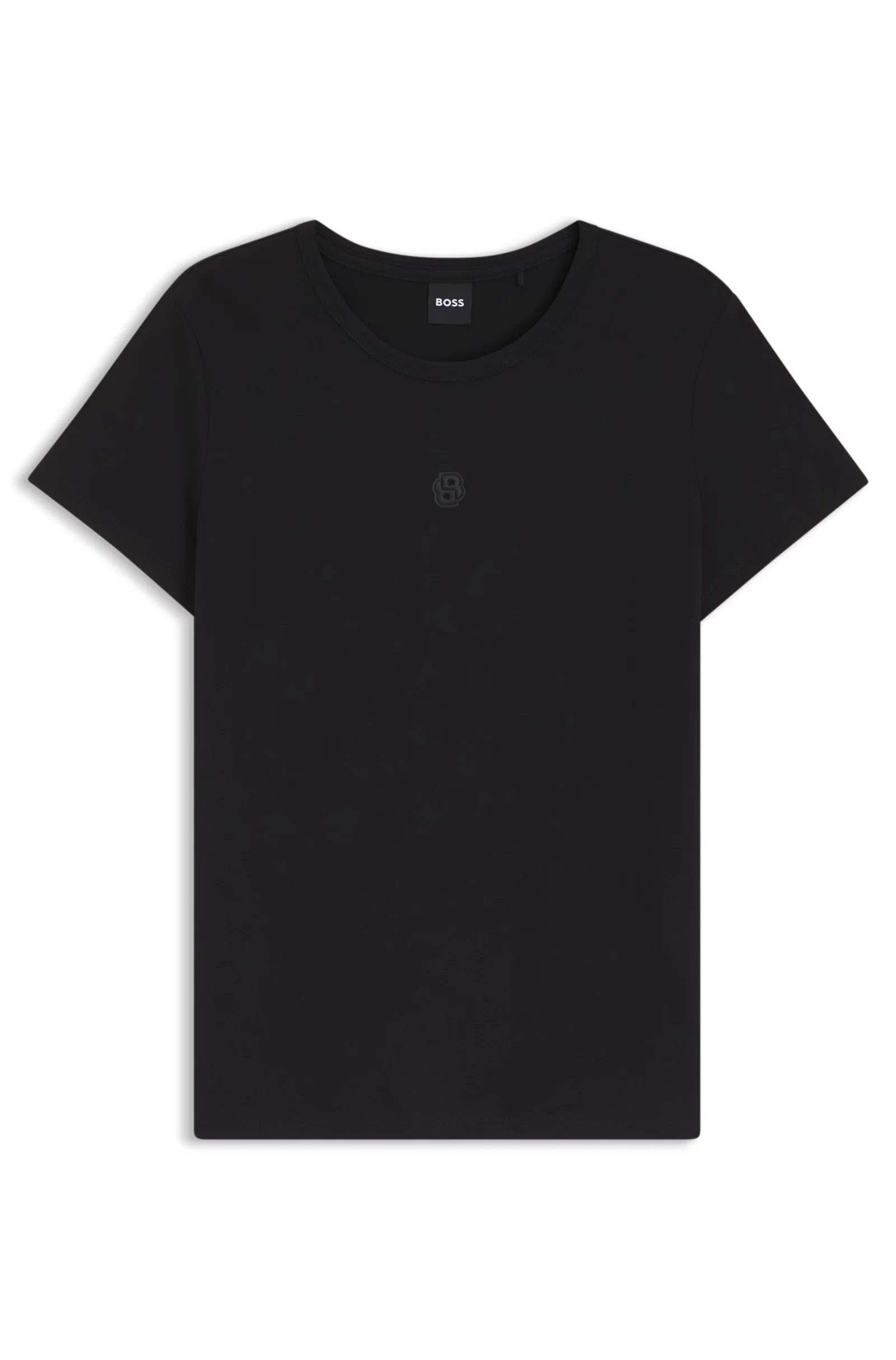 Camiseta De Ajuste Regular Em Algodão Mercerizado — imagem 1