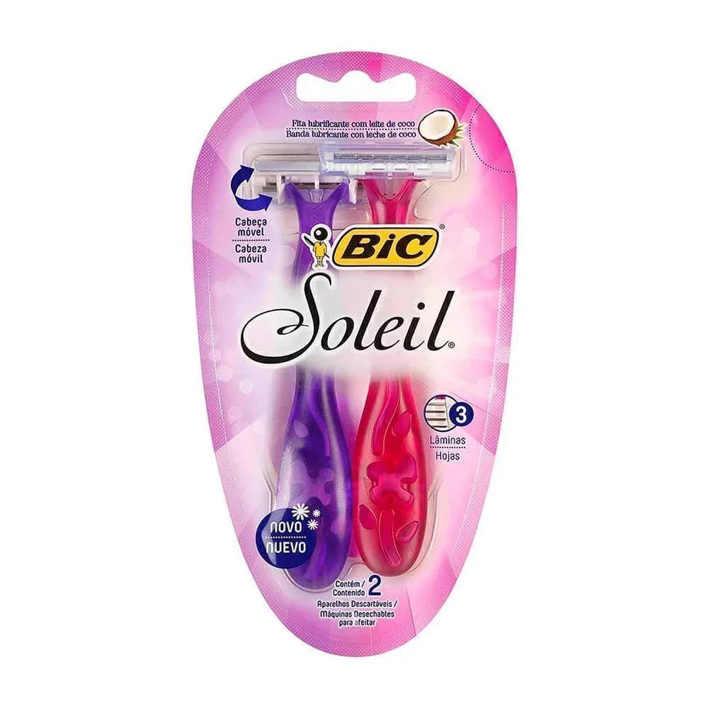 Aparelho de Depilação Bic Soleil 2 Unidades