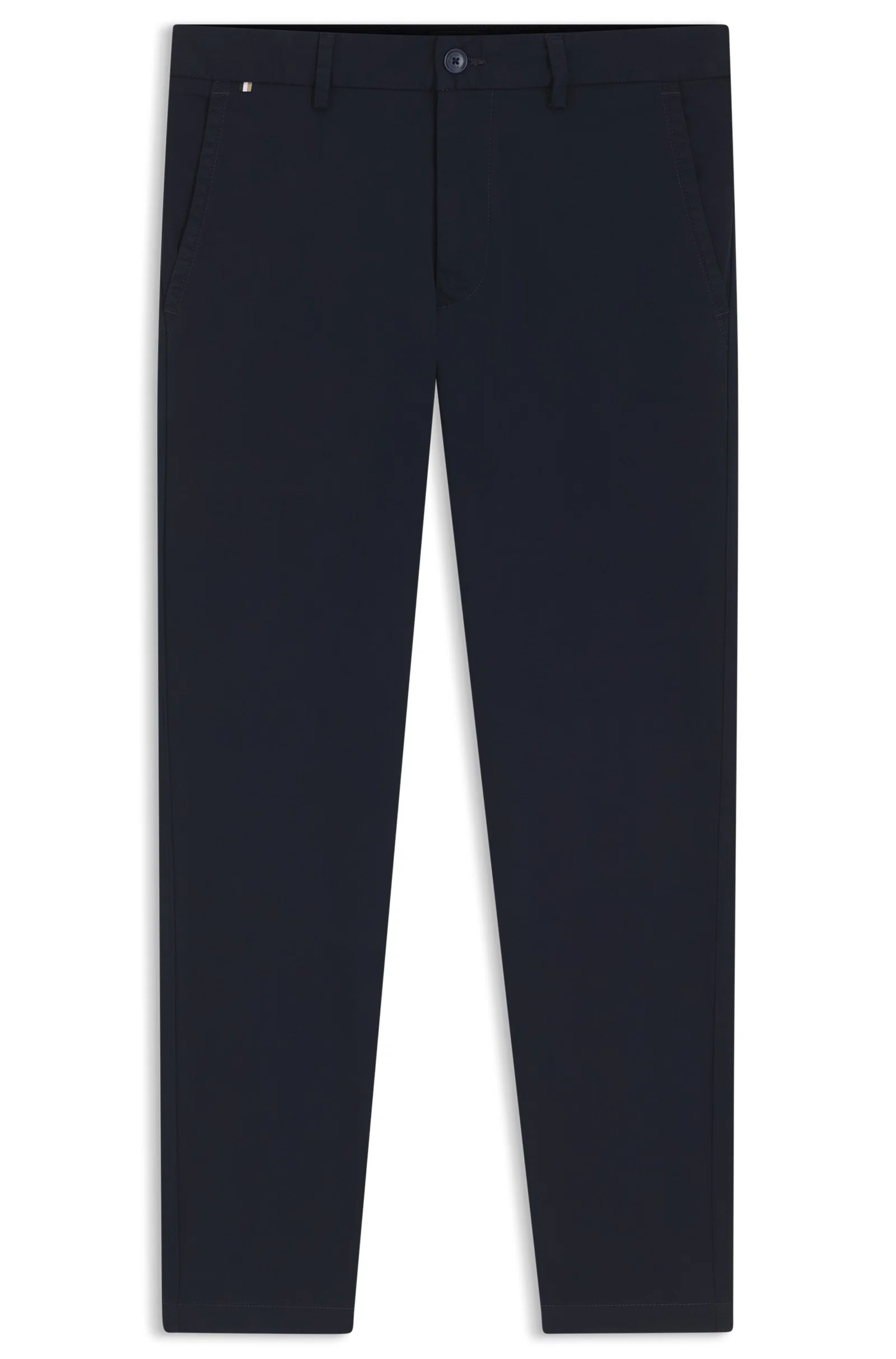 Calça Slim Fit Em Algodão