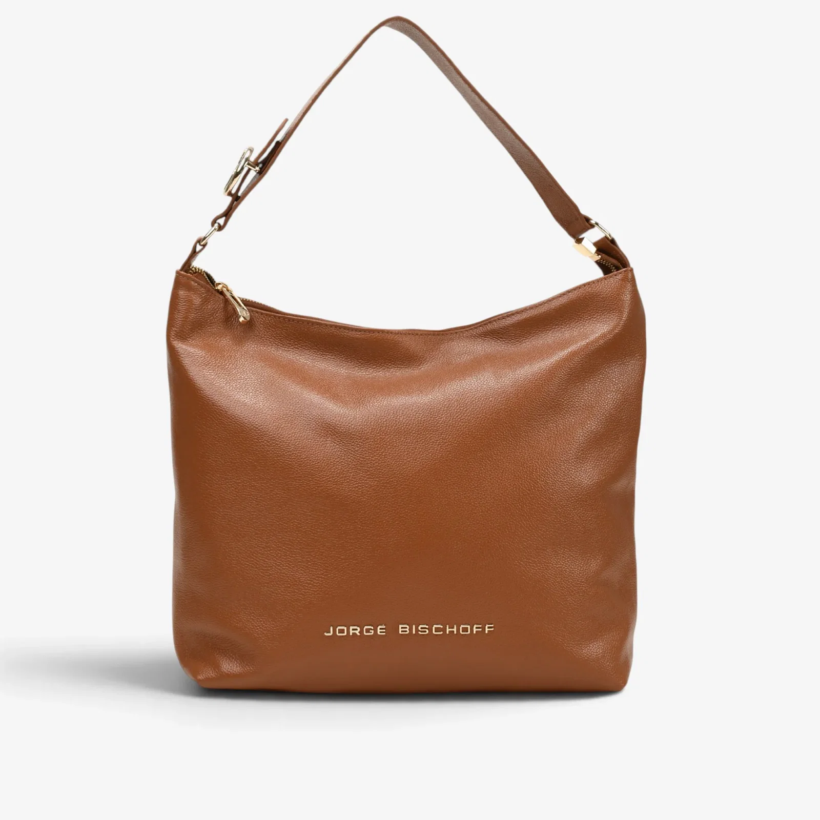 Bolsa Hobo Caramelo Mascavo Couro — imagem 1
