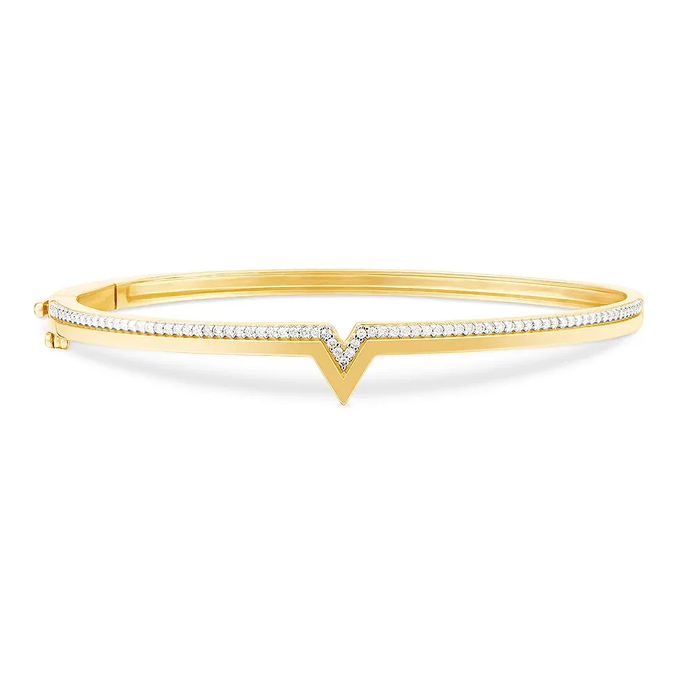 Pulseira Vivara em Ouro Amarelo 18k com Diamantes