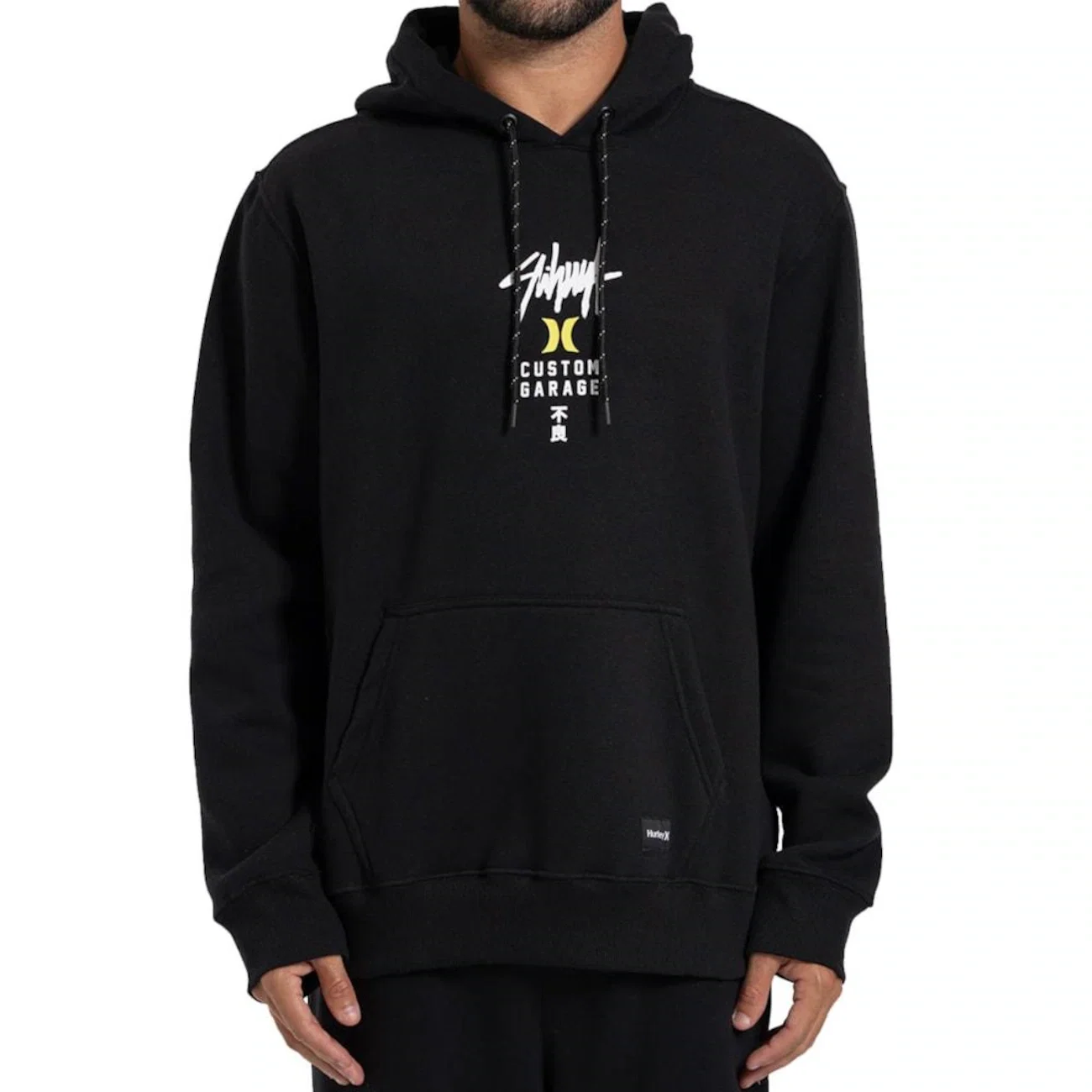 Blusão de Moletom Canguru Hurley x Shibuya Signature Block Party Masculino