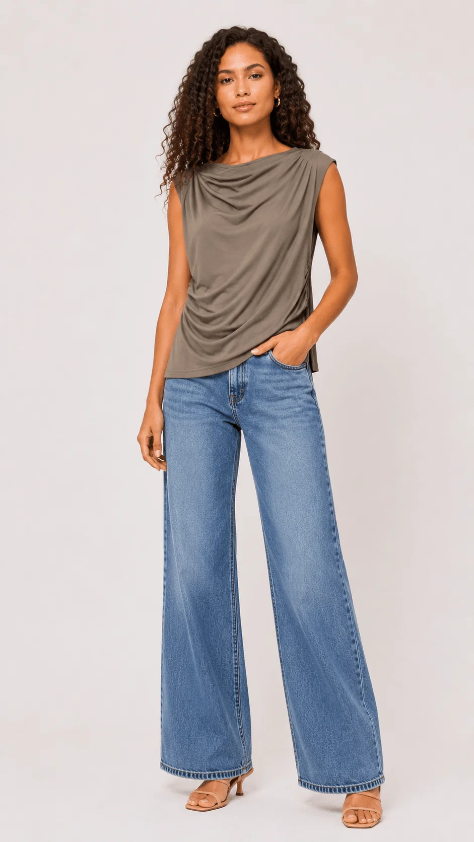 Blusa Degage Alça Torcida - Verde