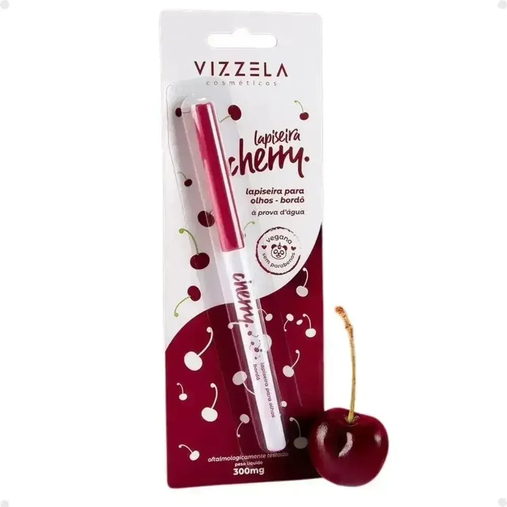 Lapiseira para Olhos Vizzela Cherry Bordô
