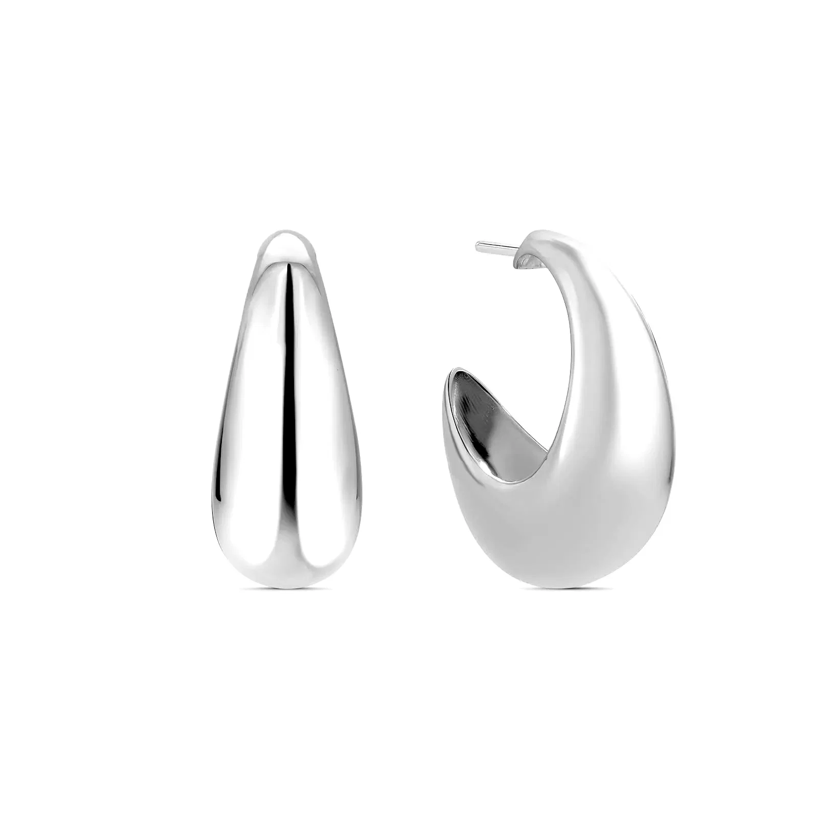Argola Life Galaxy em Prata 925, 30mm — imagem 1