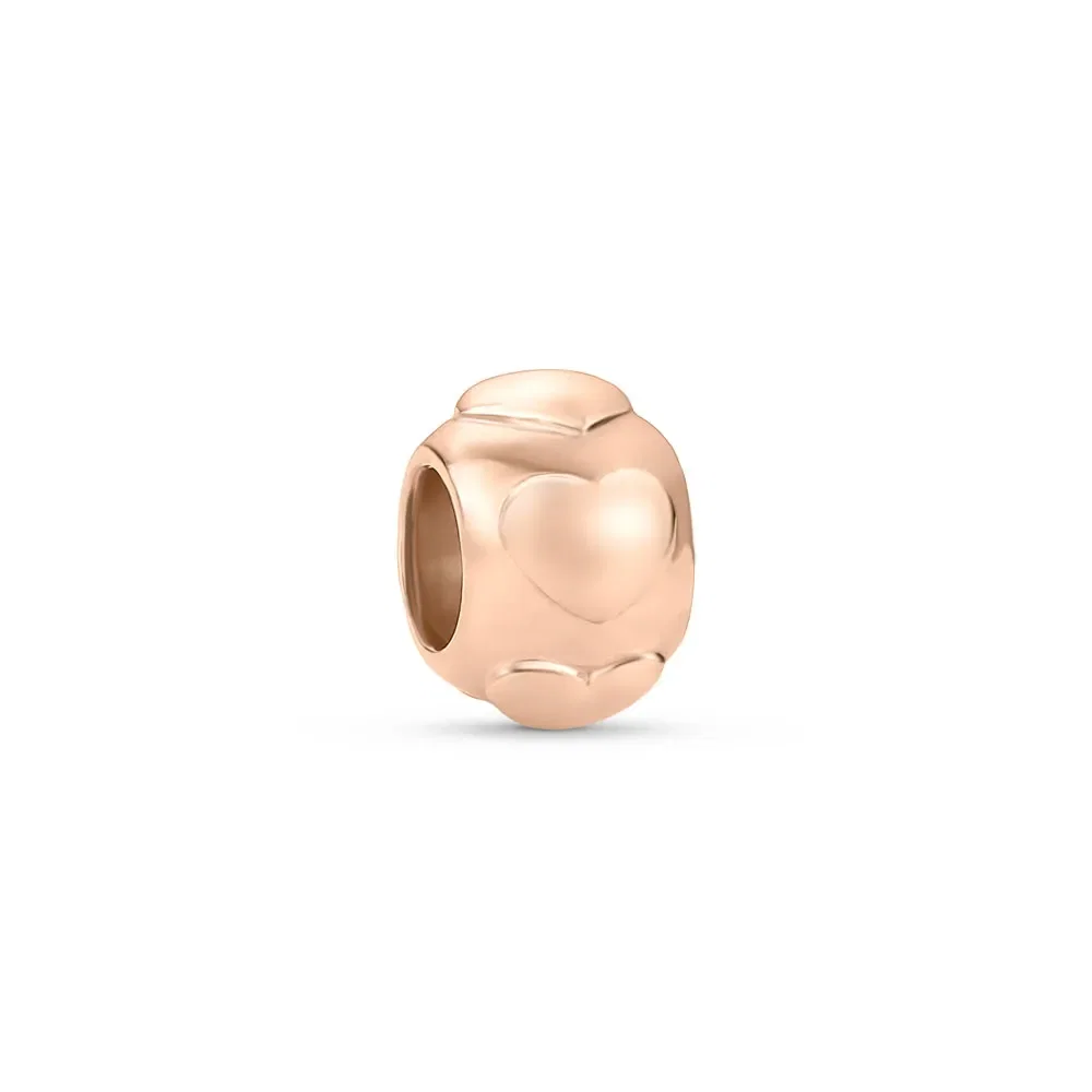 Separador Life Amor Corações I em Liga Rosé com Banho de Ouro Rosé 18k — imagem 1